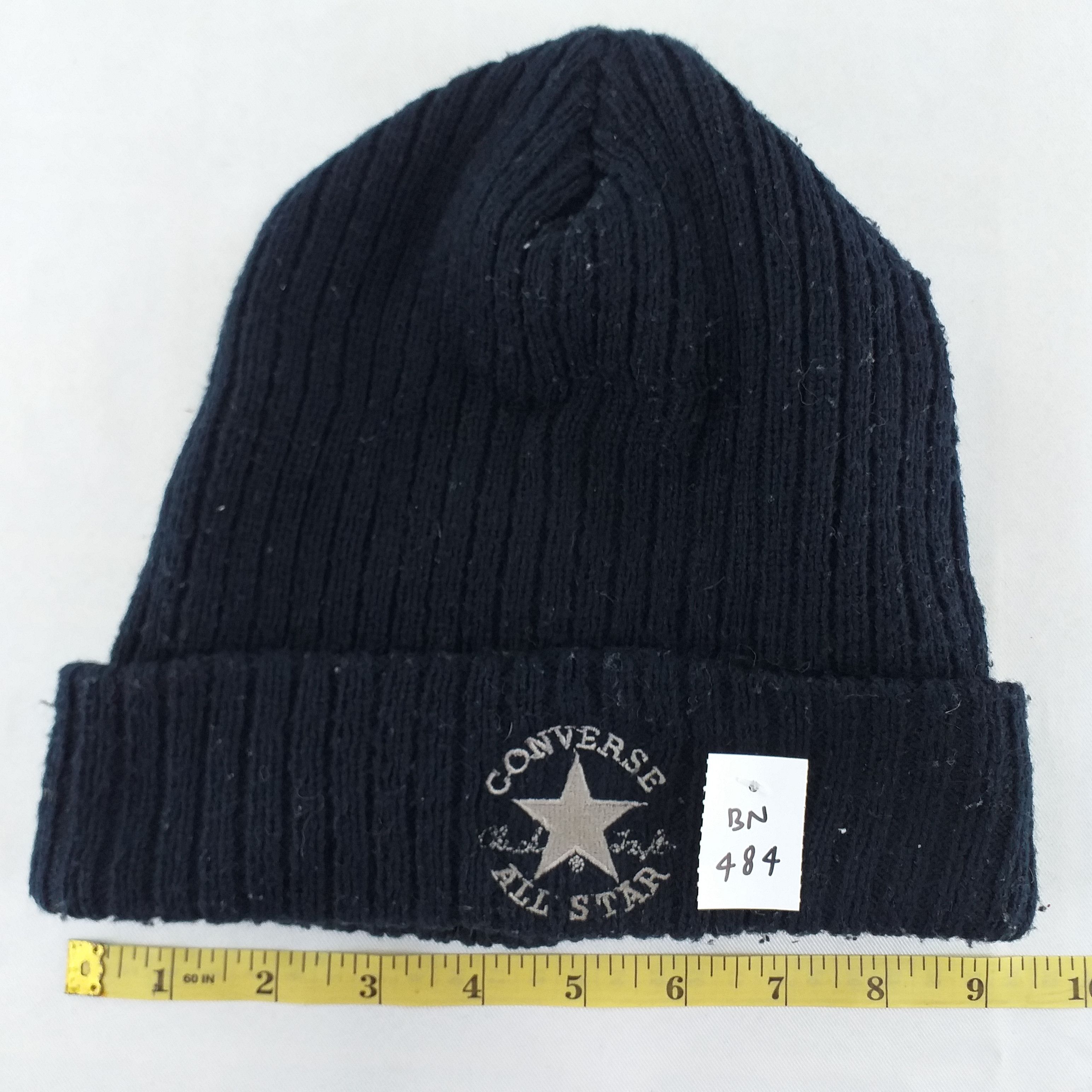 Japanese Brand Converse Logo Embroidery Snow Cap Hat Beanie -BN484 Size ONE SIZE - 3 Thumbnail