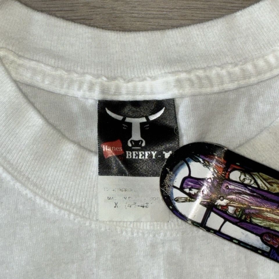 Hanes Keith Haring white long sleeve shirt Size US XL / EU 56 / 4 - 3 Thumbnail