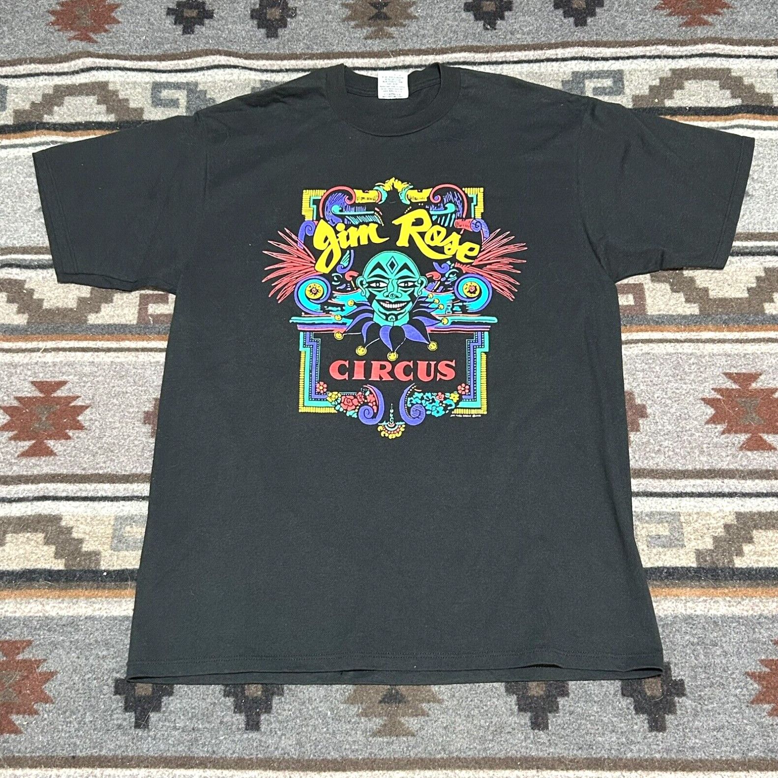 Image of Vintage 1994 Jim Rose Circus T-Shirt Men’S Size XL Autographed Black Euc in White, Men's