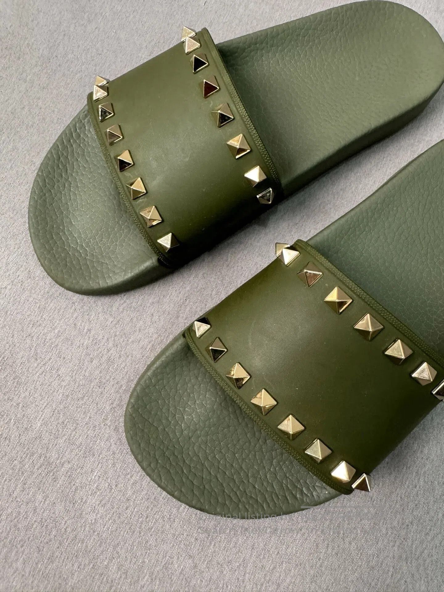 Valentino Valentino Studded Slippers. Size US 7 / IT 37 - 5 Thumbnail