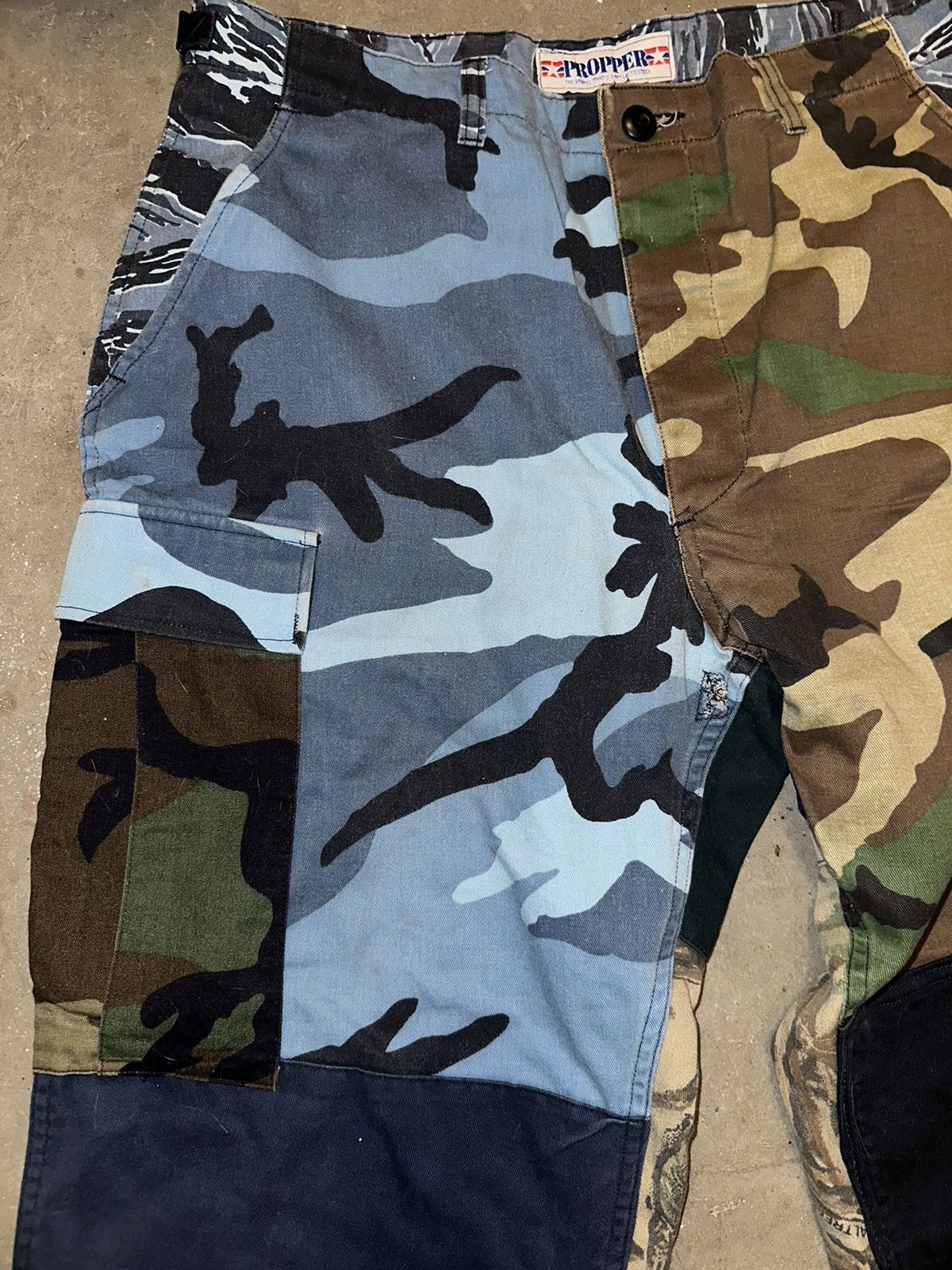 Grailed × Propper × Vintage Vintage Propper Patchwork Camo Pants Y2K Military Streetwear Size US 32 / EU 48 - 3 Thumbnail