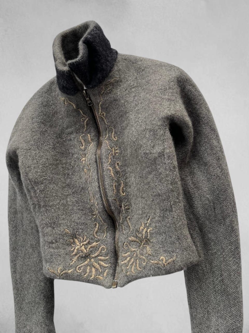 Dries Van Noten Dries Van Noten Embroidery Cropped Jacket Size M / US 6-8 / IT 42-44 - 8 Thumbnail