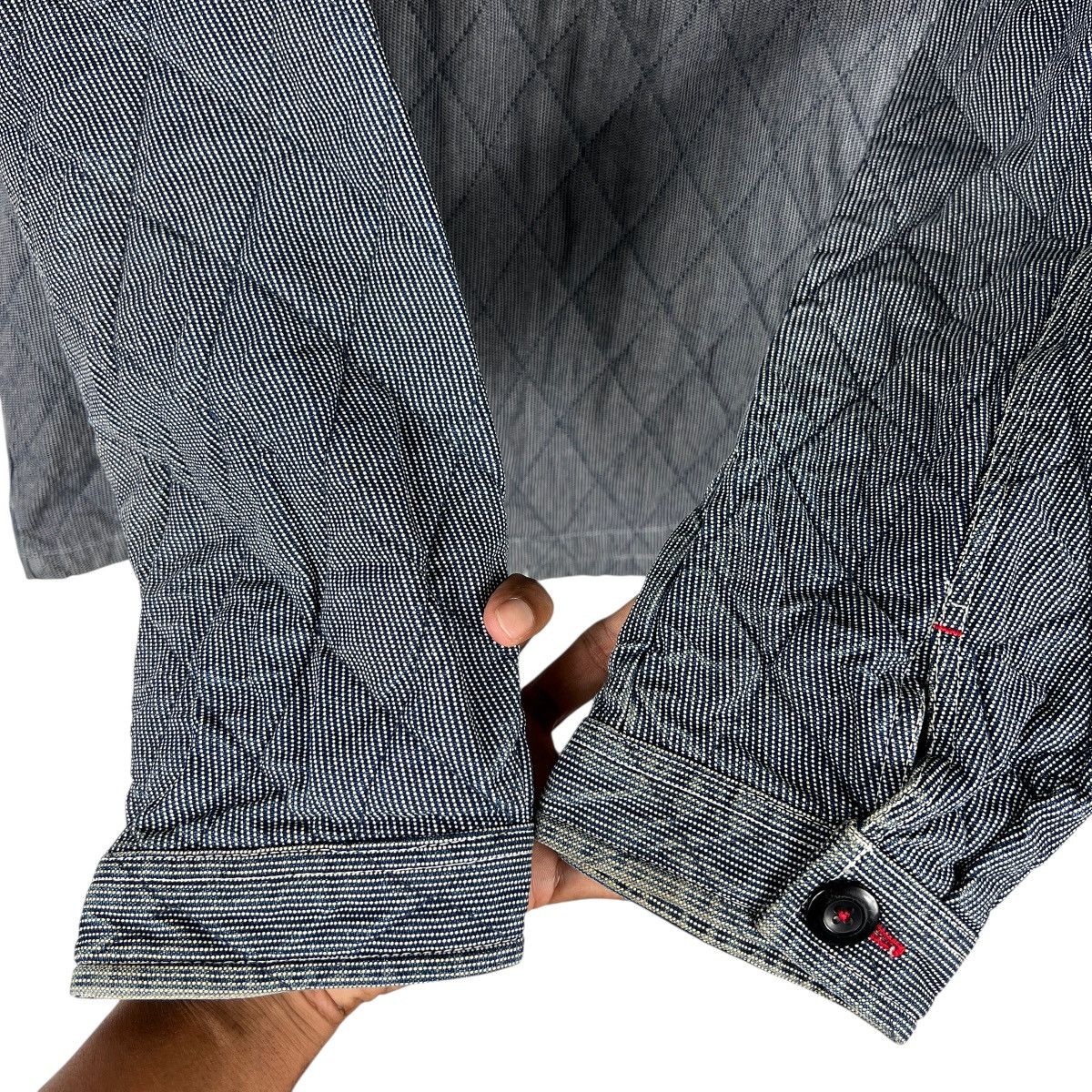 Reason 💥 Reason Hikory Stripe worker Chore Jacket Size US L / EU 52-54 / 3 - 7 Thumbnail