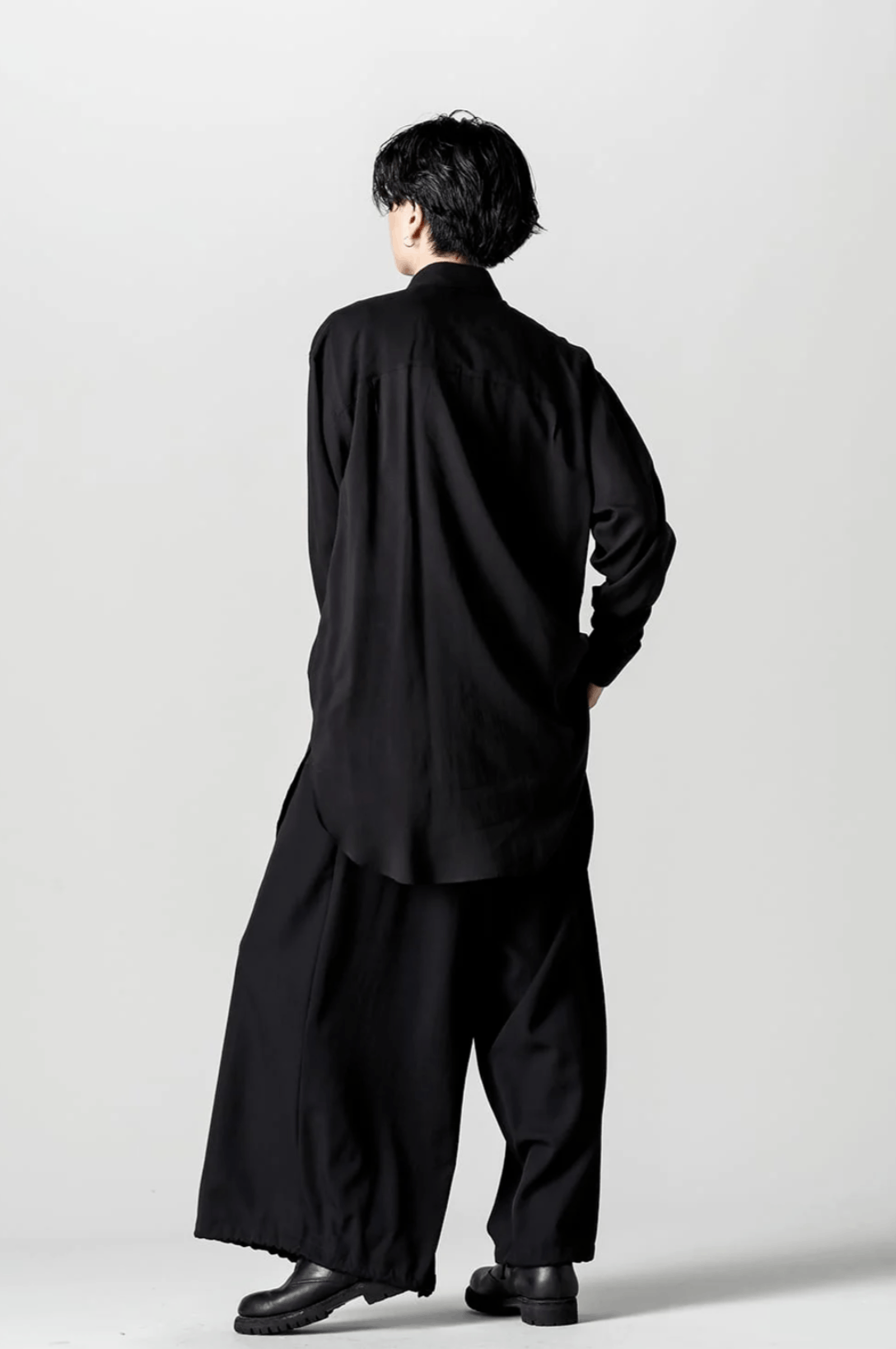 Yohji Yamamoto Yohji Yamamoto Pour Homme - W/GABARDINE Left Tuck Pant Size US 30 / EU 46 - 6 Thumbnail