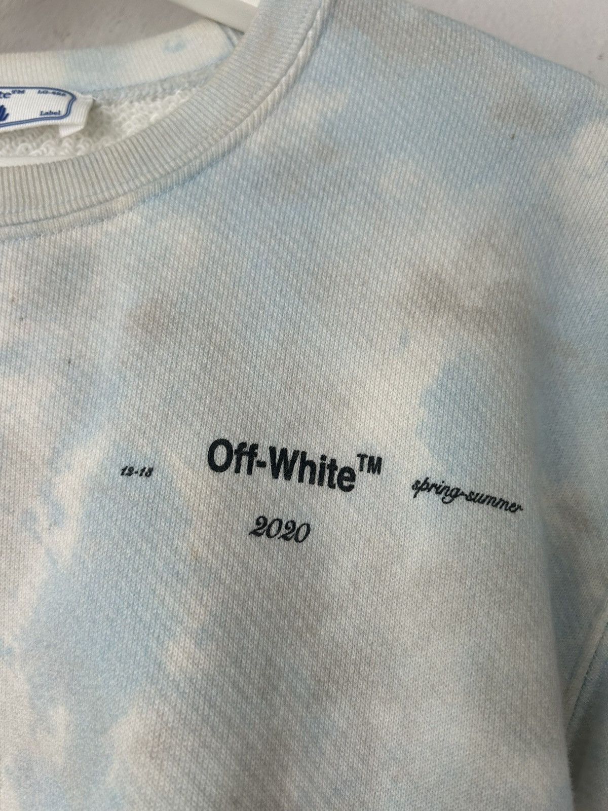 Off-White SS2020 Tie Dye Sweatshirt Size US M / EU 48-50 / 2 - 5 Thumbnail