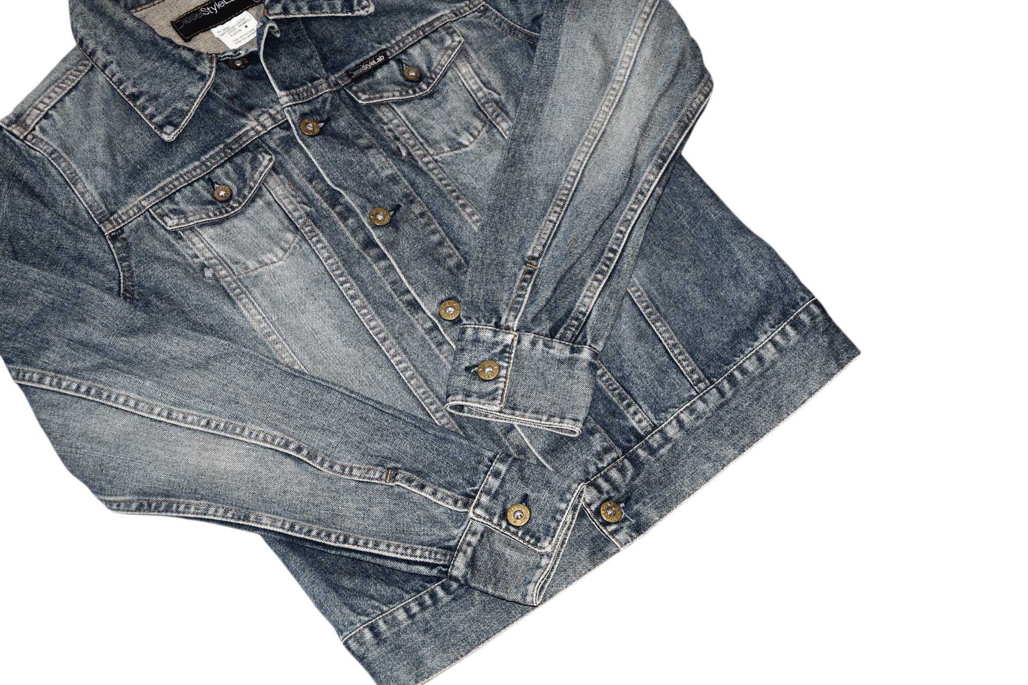 Diesel RARE VTG 🔥Diesel Style Lab Ultrack Stonewash Faded Dnm Jkt Size US S / EU 44-46 / 1 - 5 Thumbnail