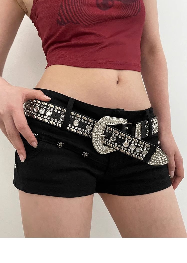 Japanese Brand Rhinestone Female Belt Size ONE SIZE - 3 Thumbnail