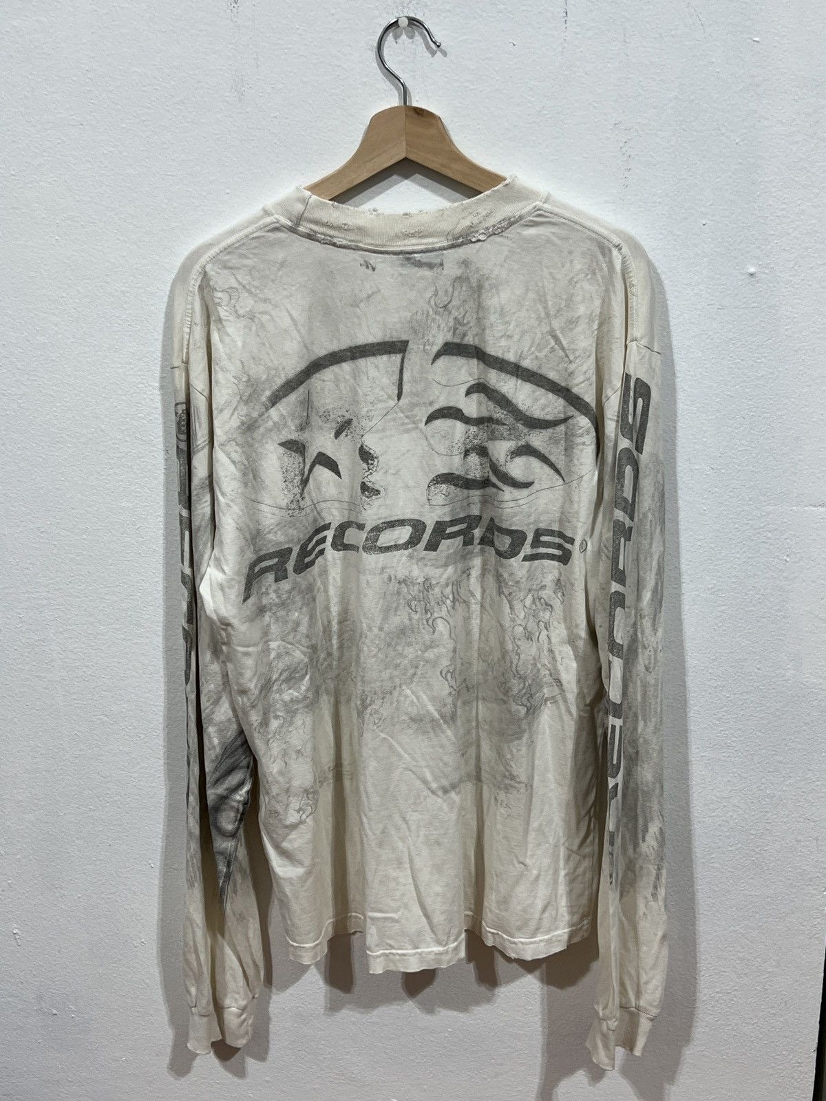 HELLSTAR Hellstar Ogre Face L/S White Tee Size US M / EU 48-50 / 2 - 7 Thumbnail