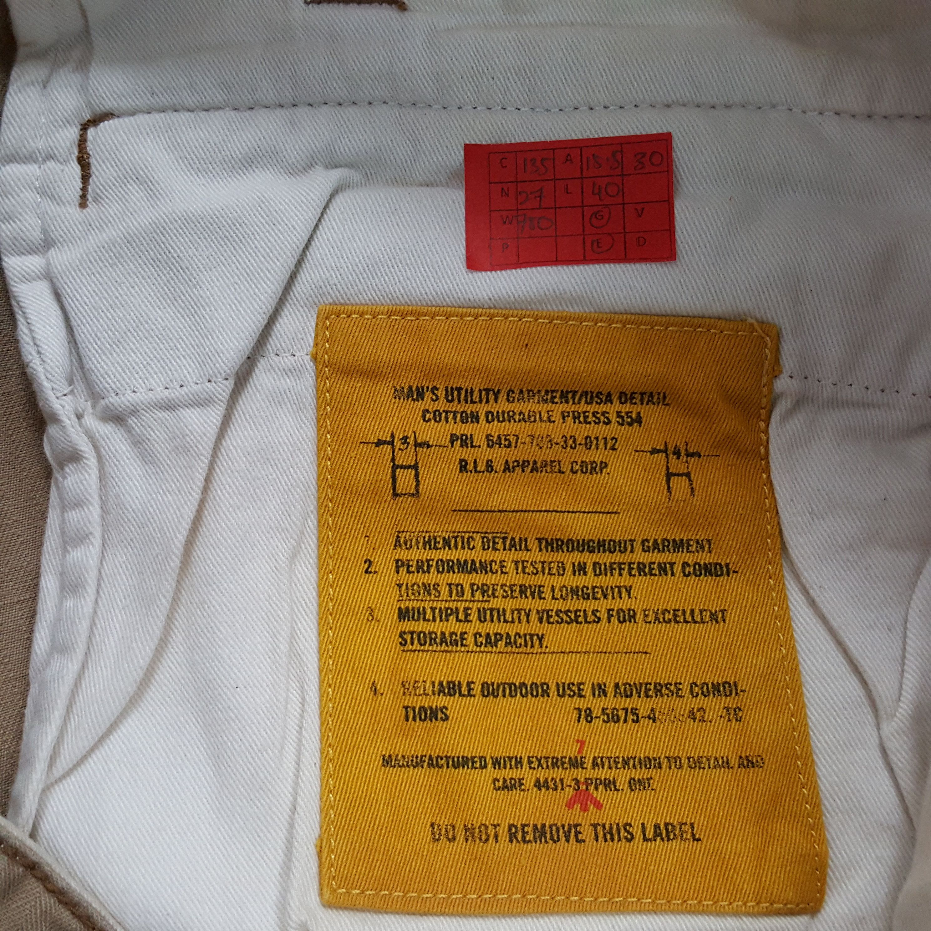 Polo Ralph Lauren × Vintage Polo By Ralph Lauren Cargo Hiking Camping Style Pants Size US 31 - 12 Thumbnail