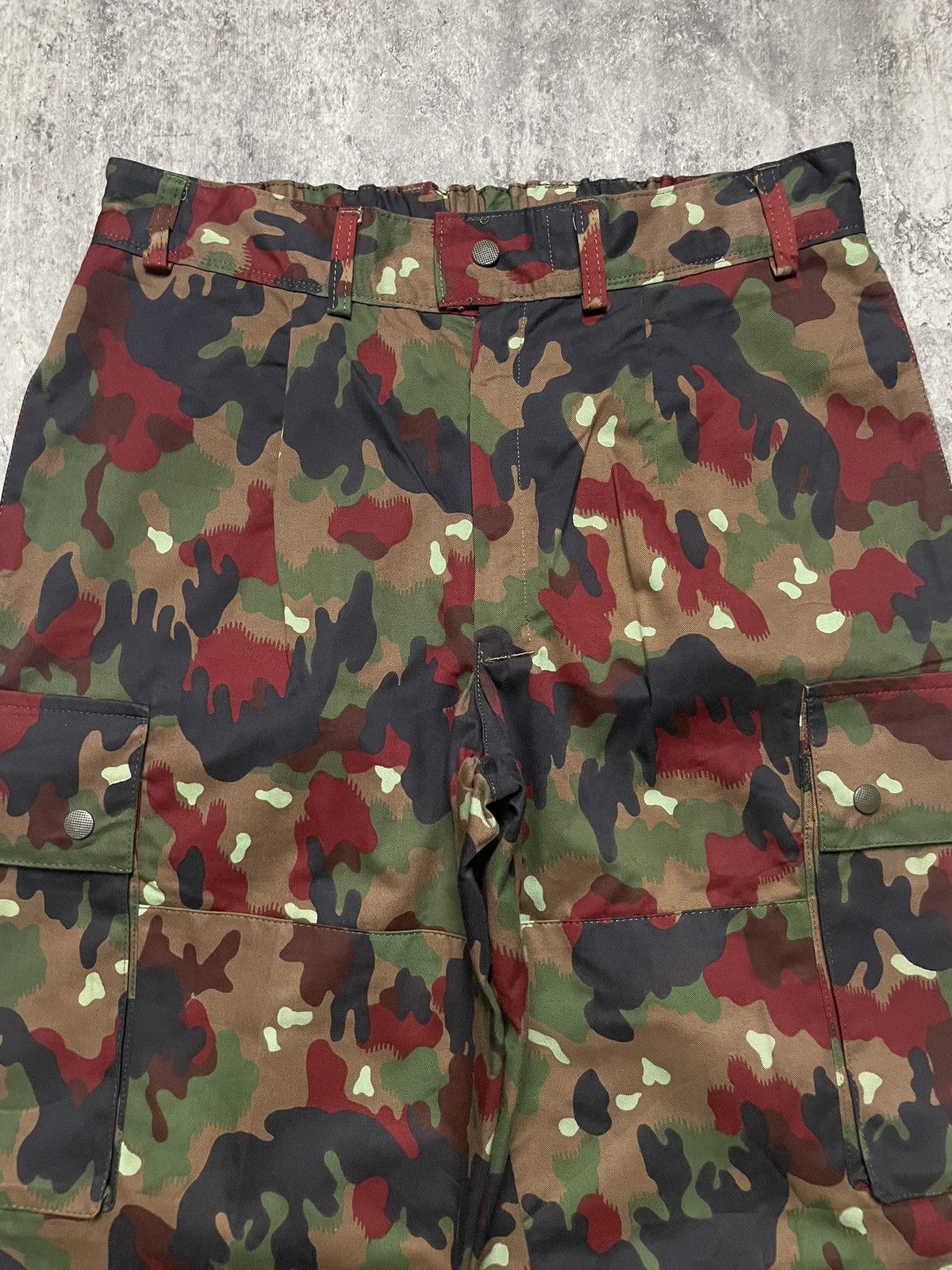 Japanese Brand M83 Swiss Field Camo Pants Size US 32 / EU 48 - 4 Thumbnail