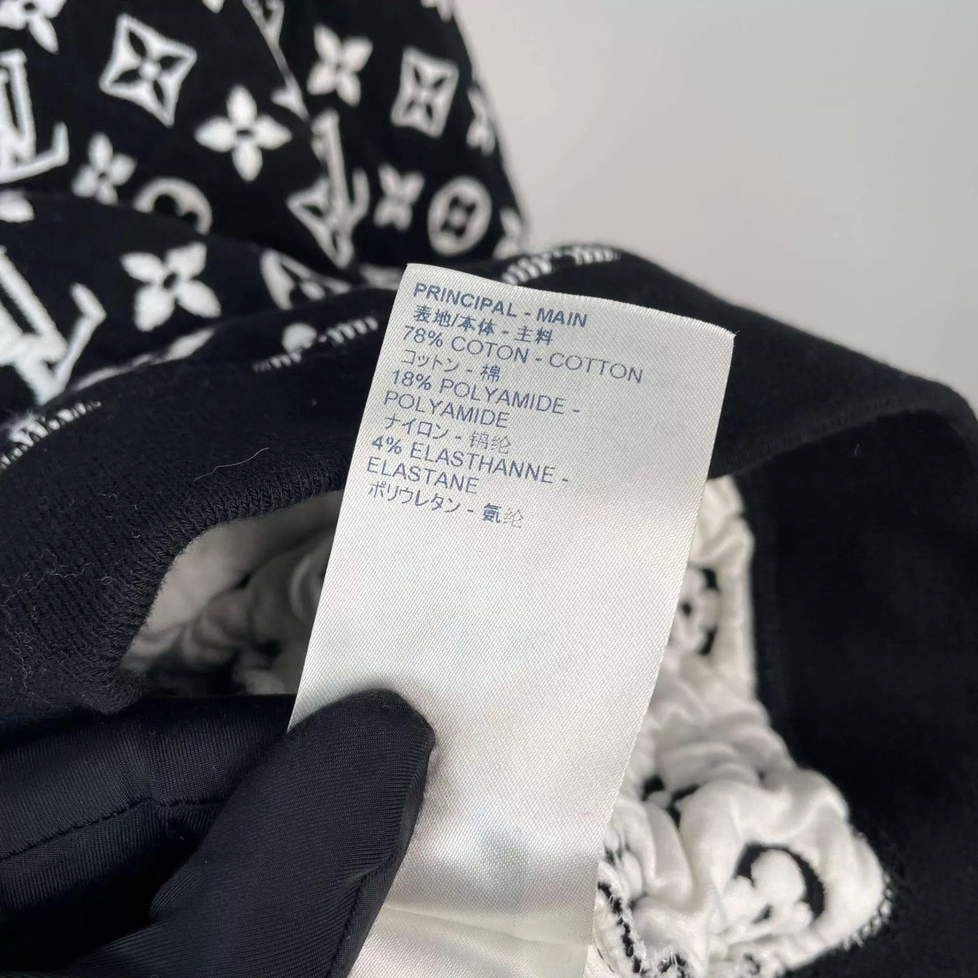 Louis Vuitton LV cotton all over print black XS 97 New sweatshirt Size US XS / EU 42 / 0 - 5 Thumbnail