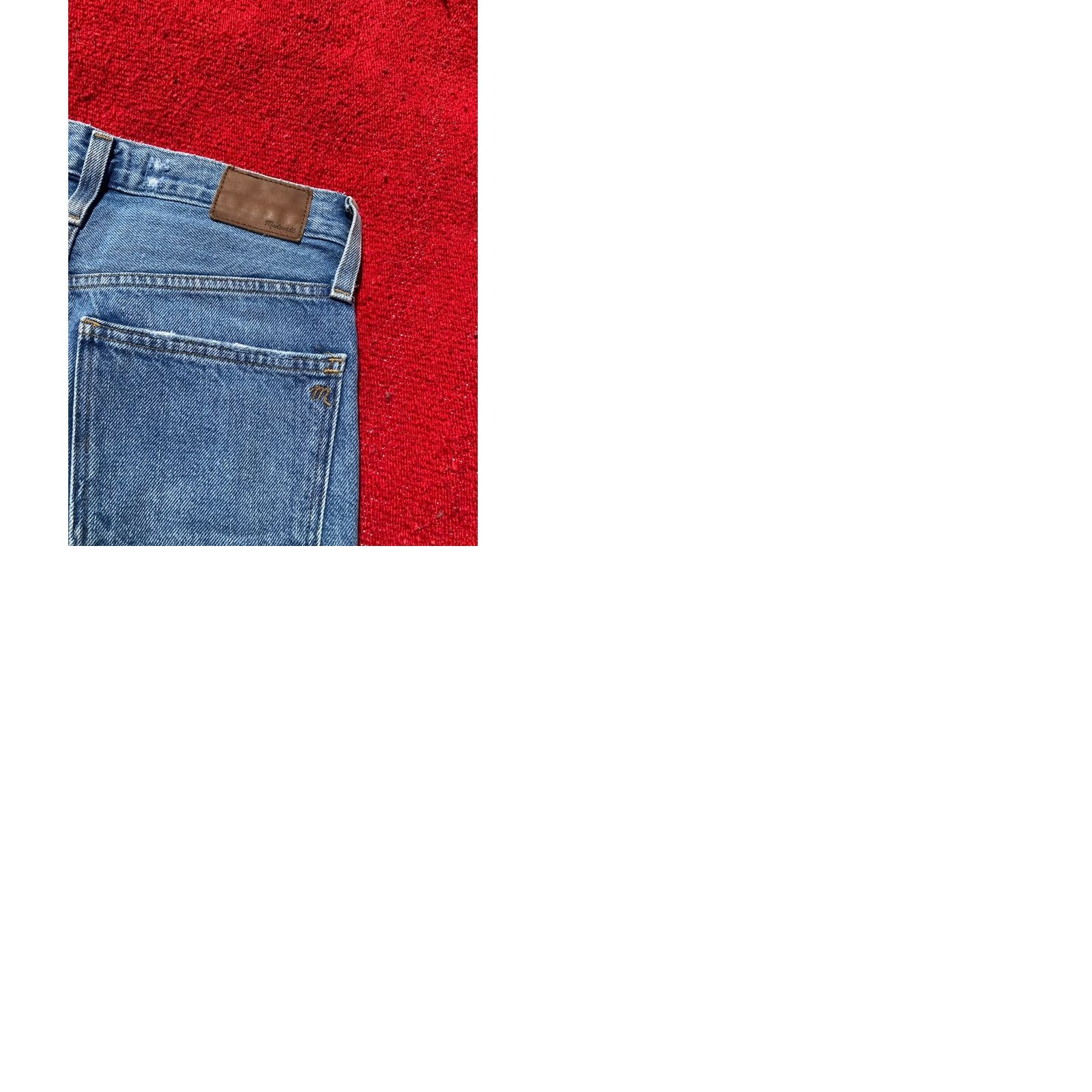 Madewell Madewell Jeans Womens Size 25 Blue Mom High Rise Straight Denim 100% Cotton Inseam 26in Regular Women Type Jeans Size 42" / US 20 - 9 Thumbnail