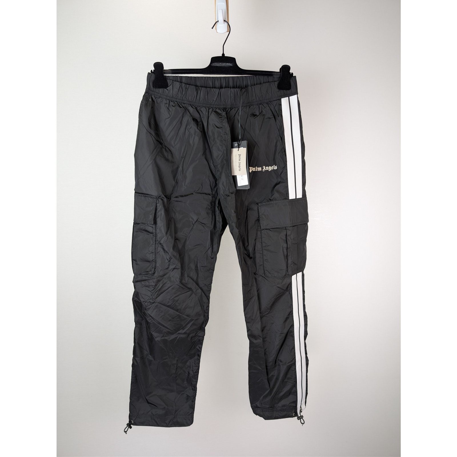 Palm Angels o1rshd1 New Cargo Aftersport Track Pants in Black Size US 36 / EU 52 - 1 Thumbnail