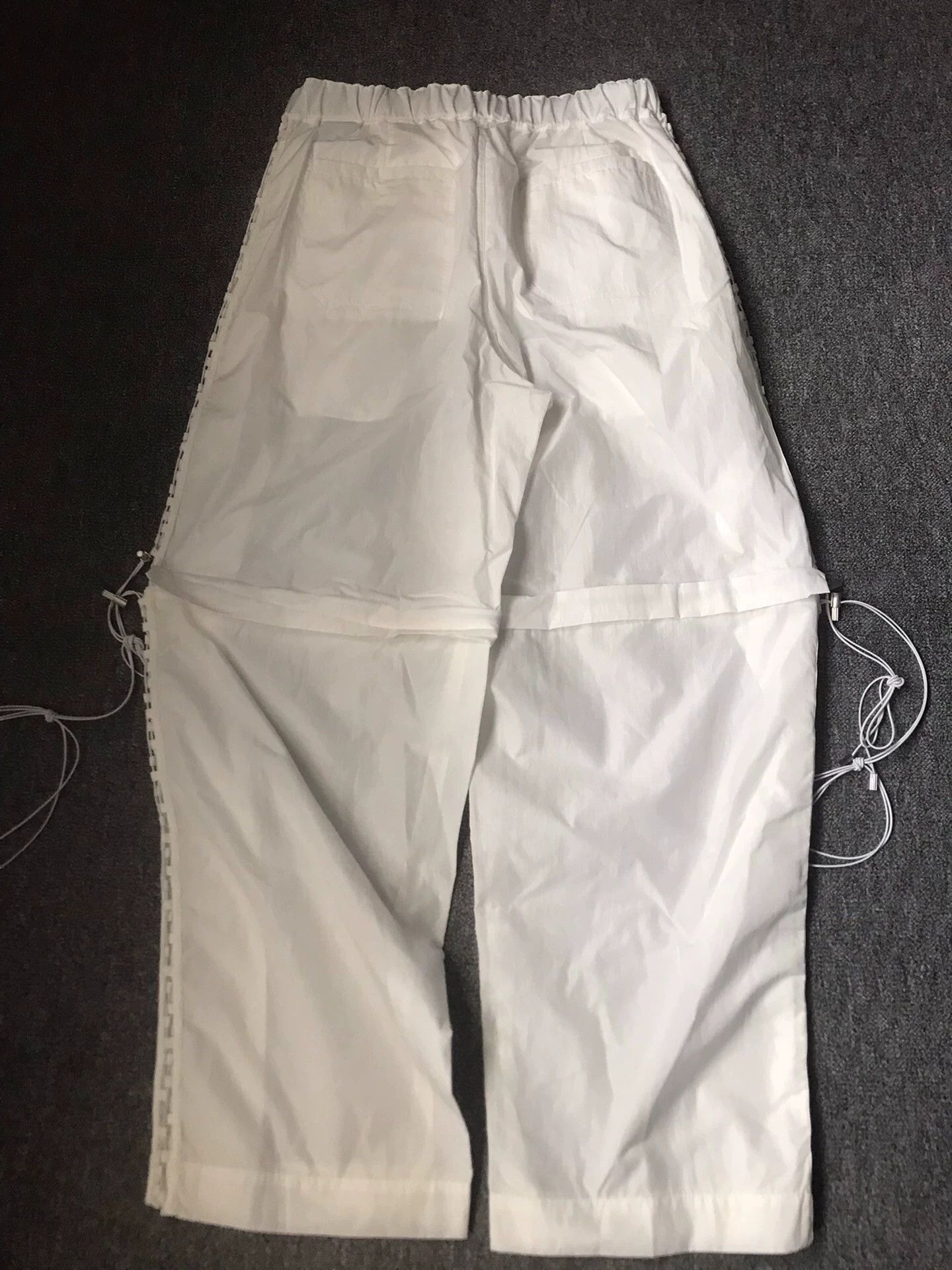 Salvatore Ferragamo Ferragamo Runway White Tech Detachable Elastic Waist Pants Size US 32 / EU 48 - 2 Thumbnail