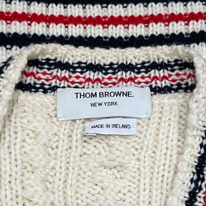 Thom Browne Thom Browne Apricot knit cardigan Size XS / US 0-2 / IT 36-38 - 5 Thumbnail