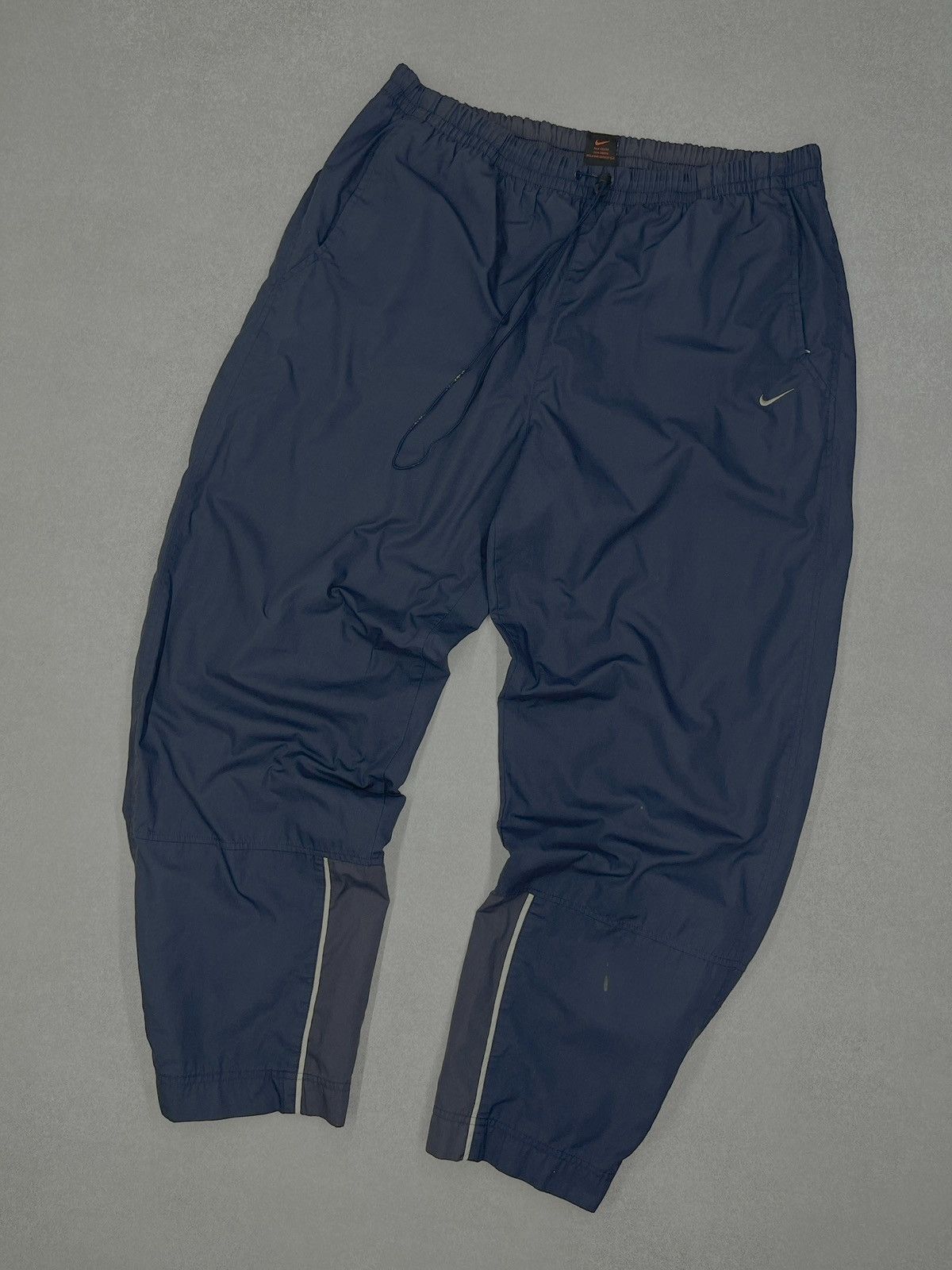 Nike × Nike ACG × Vintage Vintage Nike Nylon Sweatpants Navy Double Logo Y2K ACG TECH Size US 36 / EU 52 - 2 Thumbnail