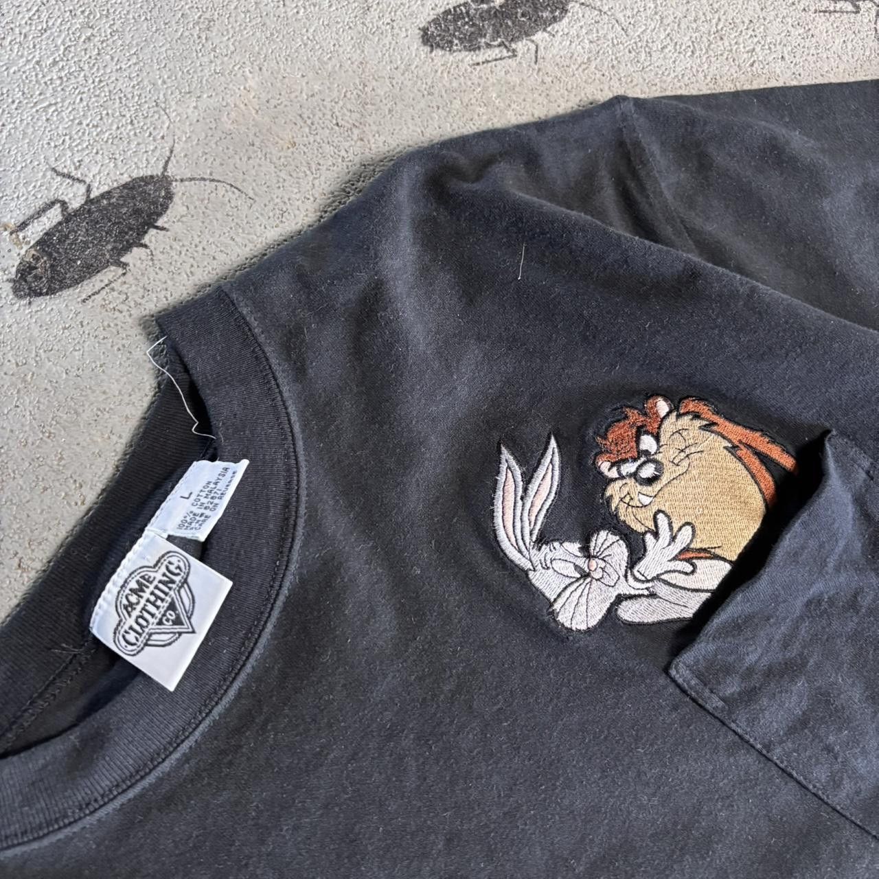 Acme Clothing × Japanese Brand × Vintage Vintage 1991 Acme Clothing Bugs Bunny and Taz T-shirt Size US L / EU 52-54 / 3 - 3 Thumbnail