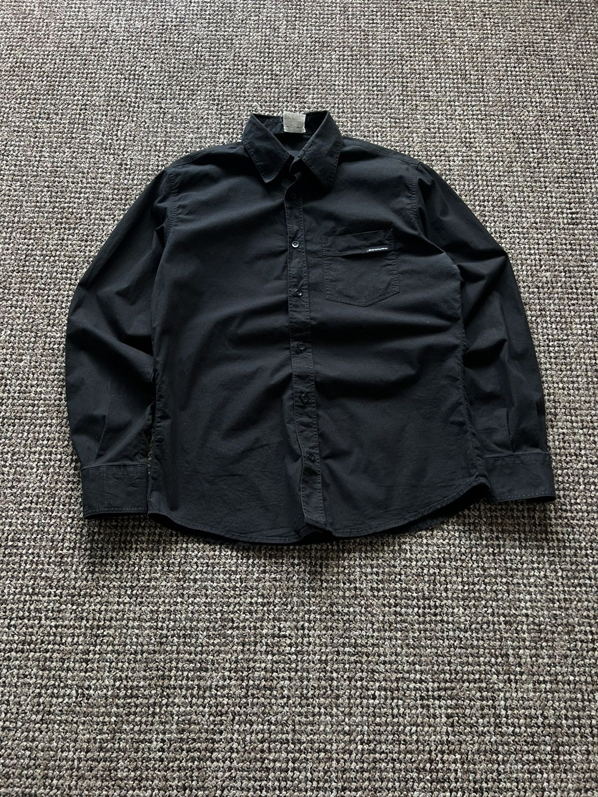 Dolce & Gabbana Dolce Gabbana Black Shirt Made in Italy Size L Size US L / EU 52-54 / 3 - 2 Thumbnail