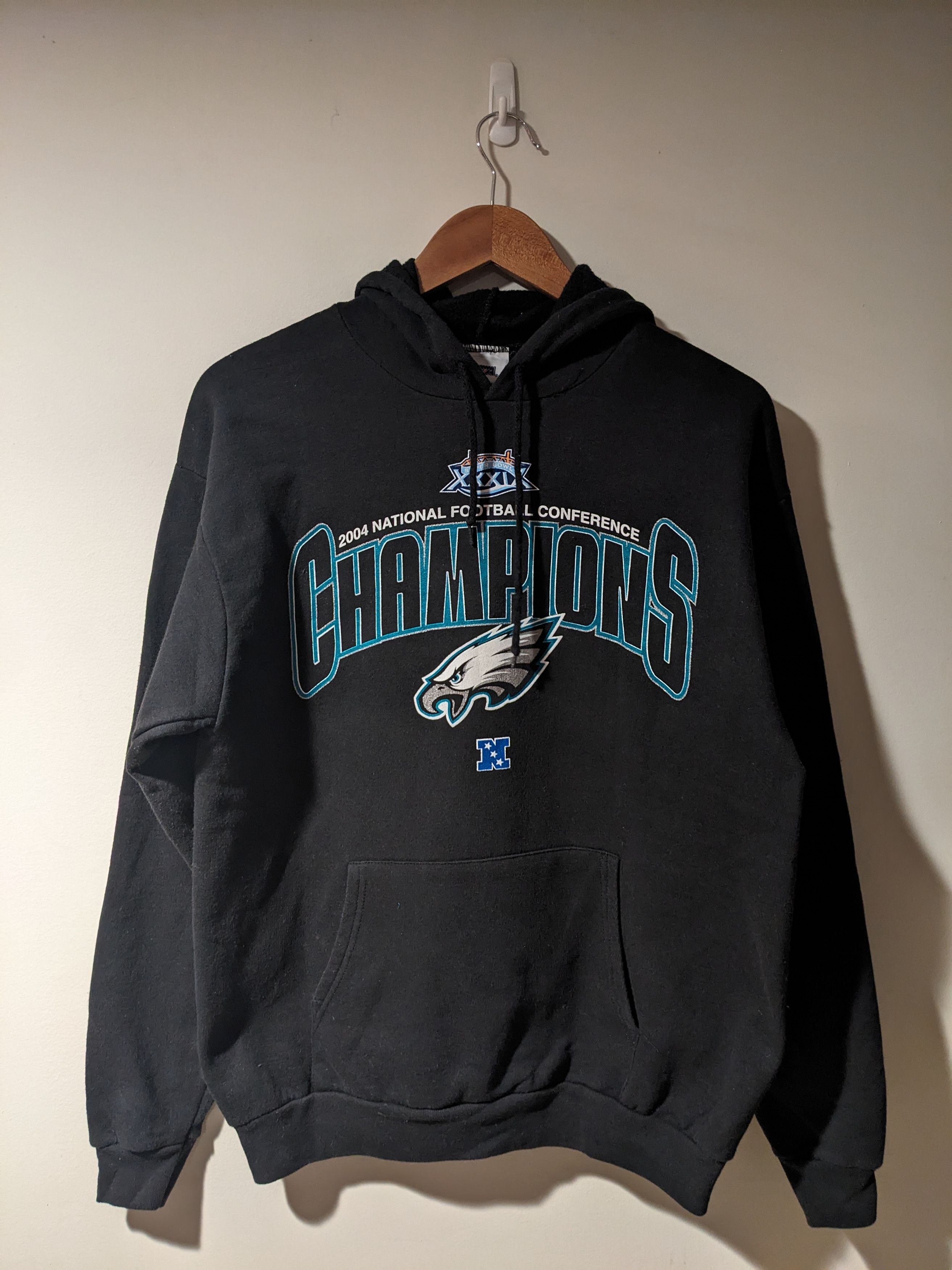 Vintage 2004 Philadelphia Eagles NFC Champions NFL Hoodie