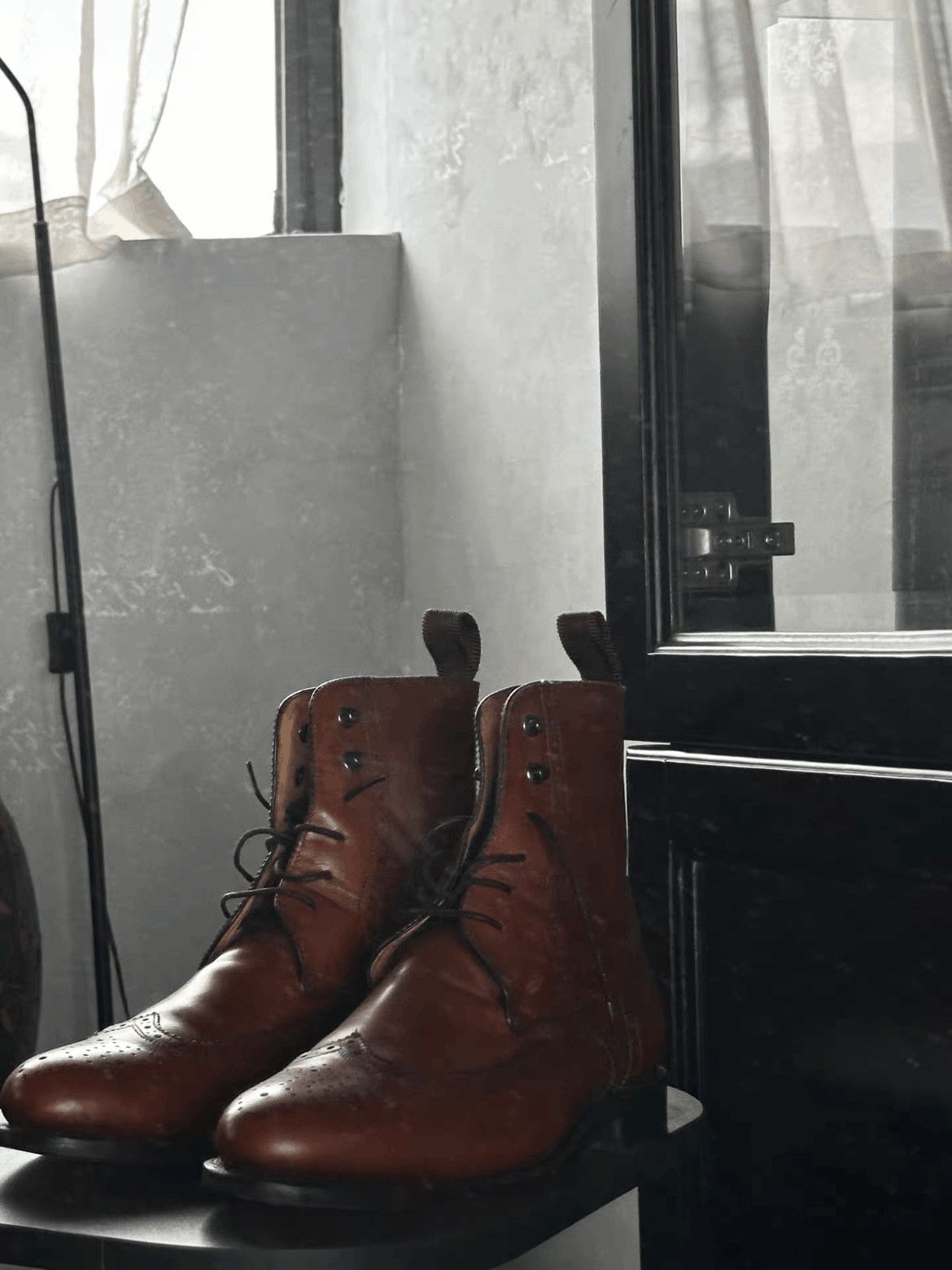 靴 Jean Paul Gaultier leather boots JIMMY CHOO + Jean Paul Gaultier 90 printed leather over-the