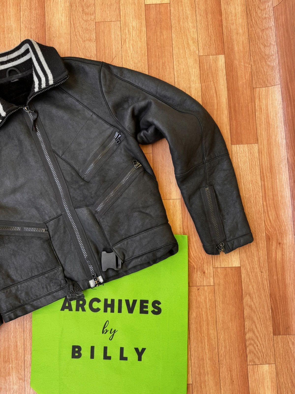Adidas × Y-3 🕷️💥Yohji yamamoto x adidas shearling blouson lambskin jacket Size US M / EU 48-50 / 2 - 6 Thumbnail