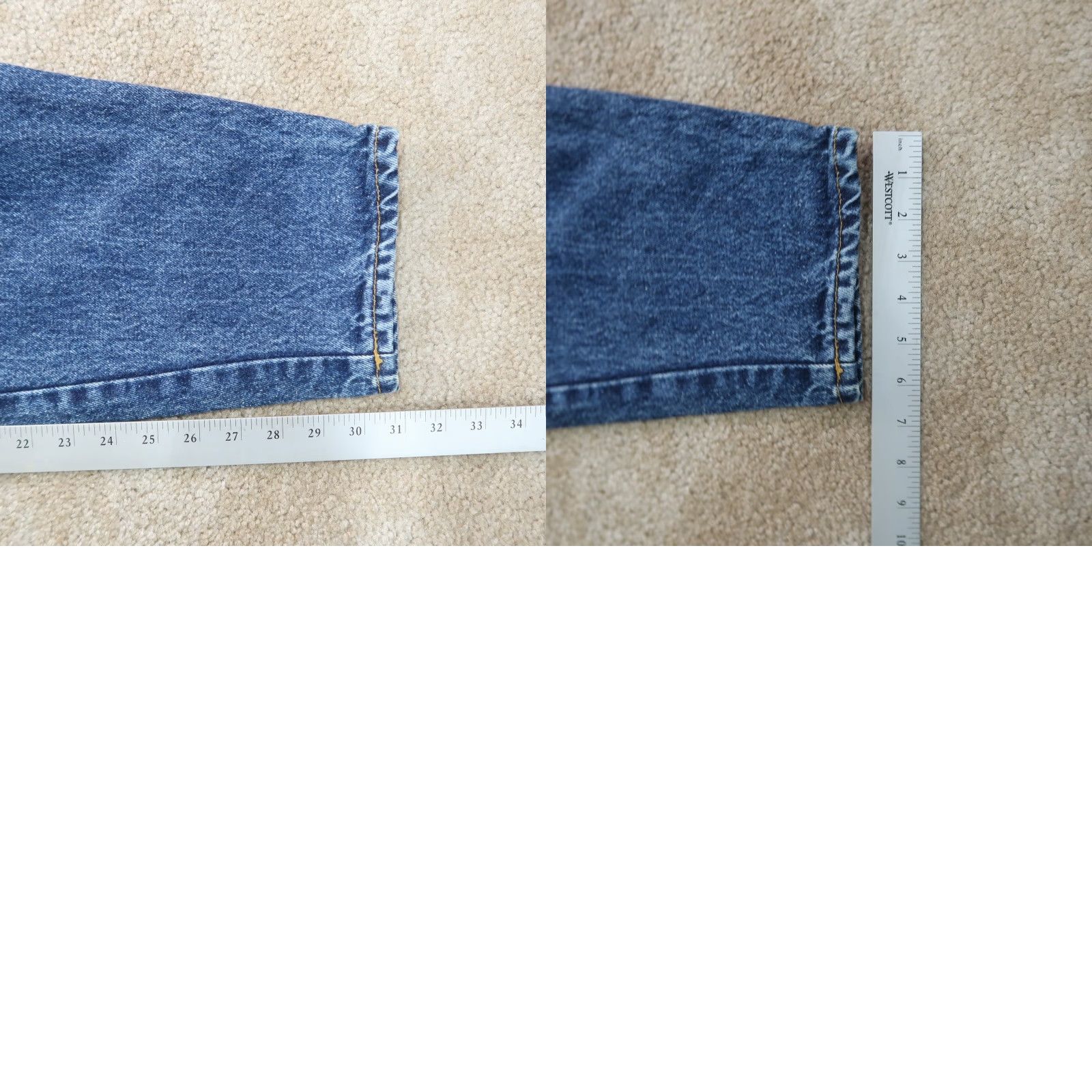 Bill Blass VINTAGE Bill Blass Jeans Women's 12 High Rise Tapered 31 Inseam Denim Blue 100% Cotton 5-Pocket Size 34" / US 12 / IT 48 - 9 Thumbnail