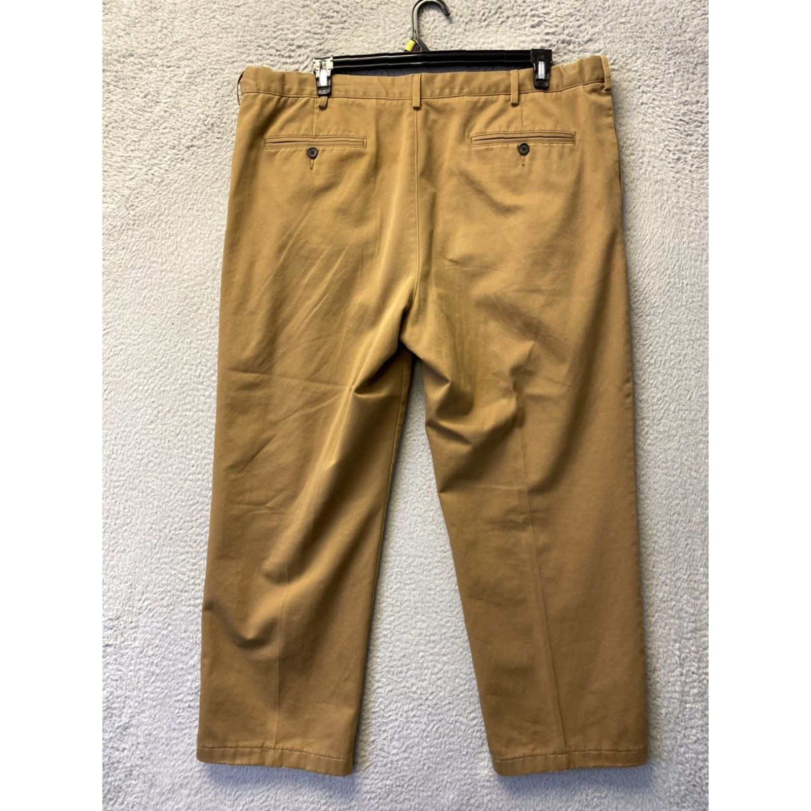Lands' End Lands' End Chino Pants Mens 42x30 Brown Pleated Regular Inseam 30 Belt Loops Pockets Button Zip Classic American Casual Business Shirt? Size US 42 / EU 58 - 6 Thumbnail