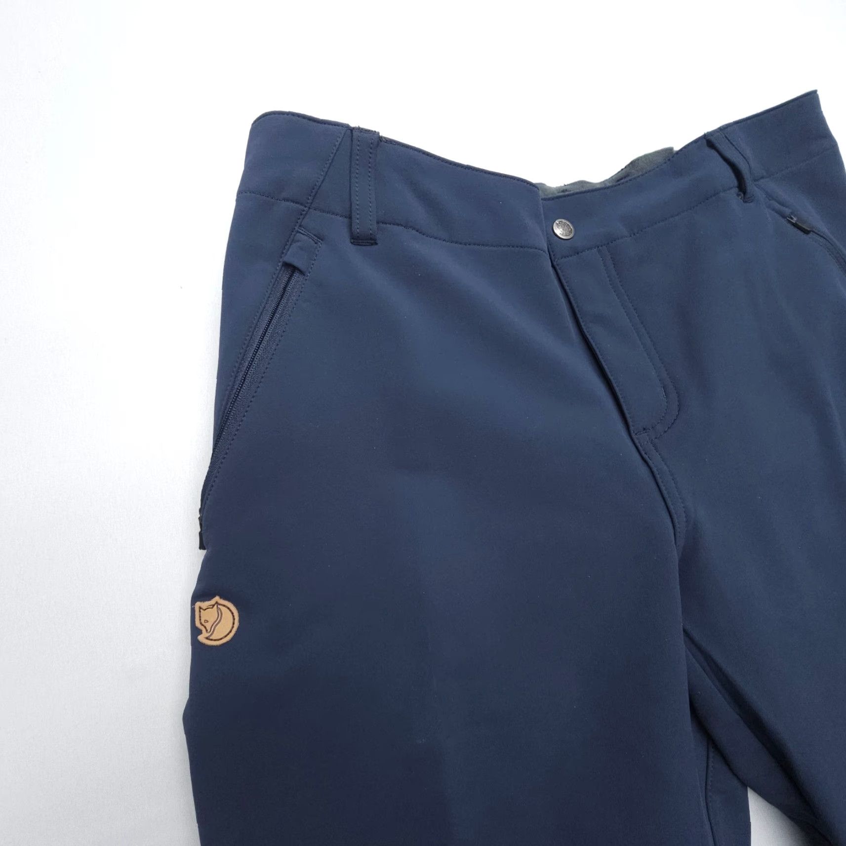 Vintage Fjallraven Abisko Winter Stretch Trousers Womens 12 Blue Trekking Softshell EUC Size 34" / US 12 / IT 48 - 3 Thumbnail