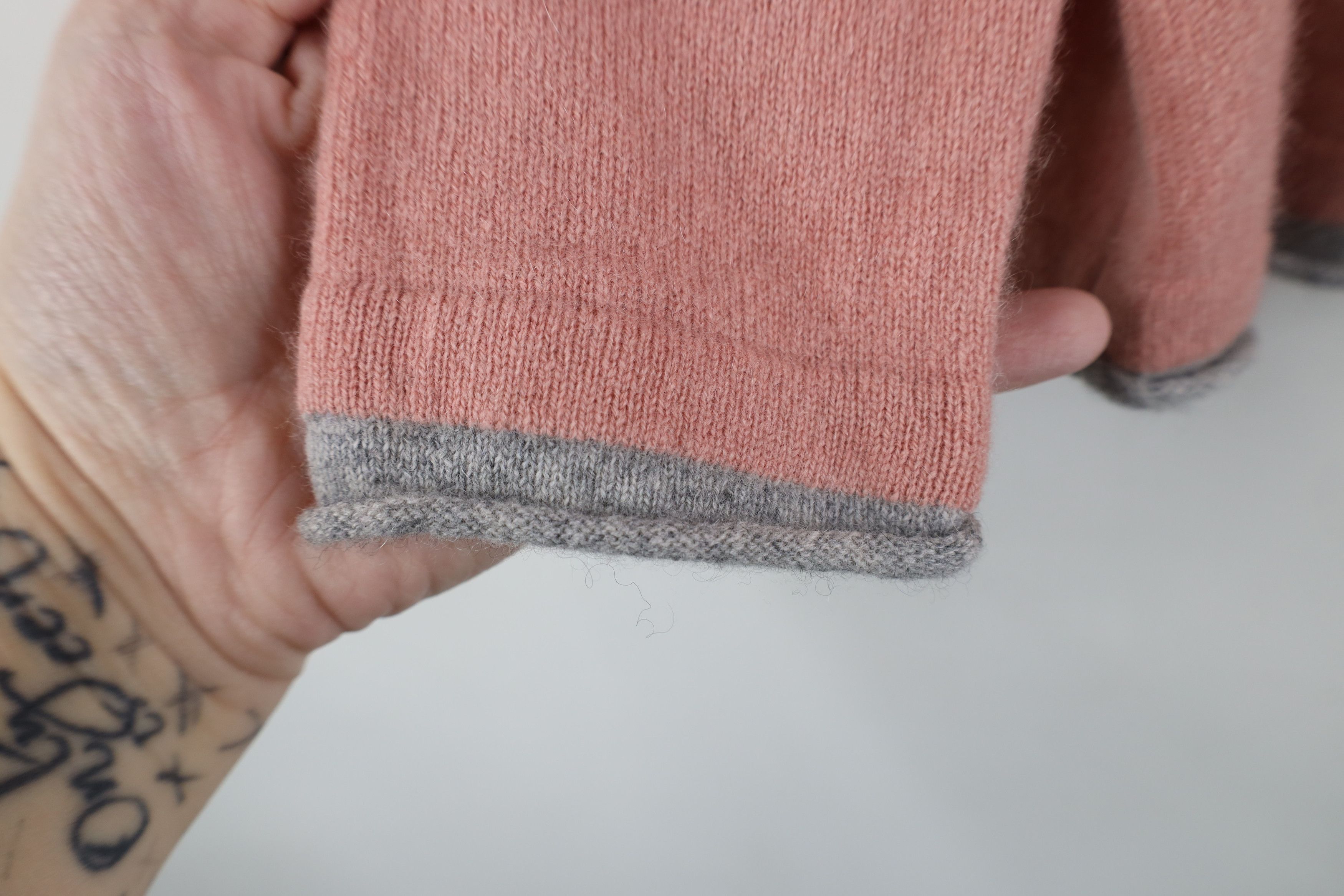 Magaschoni Magaschoni Cashmere Knit Layered Turtleneck Sweater Pink Size XS / US 0-2 / IT 36-38 - 7 Thumbnail