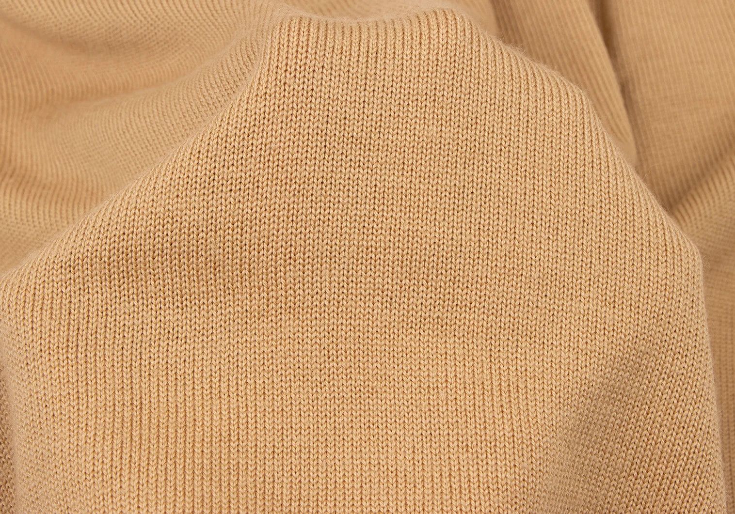 Issey Miyake Elbow Knit Wool Blend Pullover in Beige Size L Size US L / EU 52-54 / 3 - 9 Thumbnail