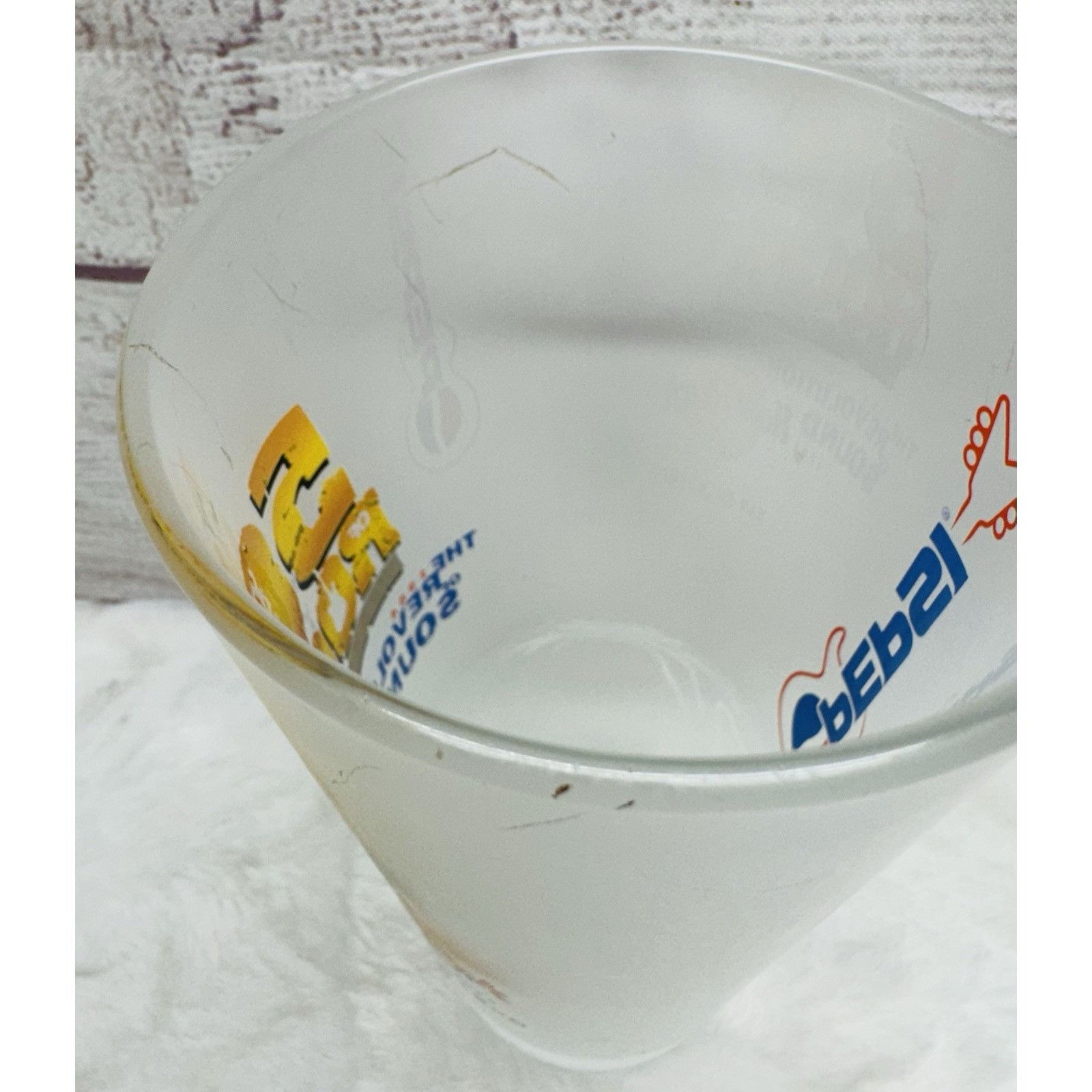 Pepsi Hard Rock Cafe Frosted Drinking Glass Cup Tumbler 50 Years O Size ONE SIZE - 6 Thumbnail
