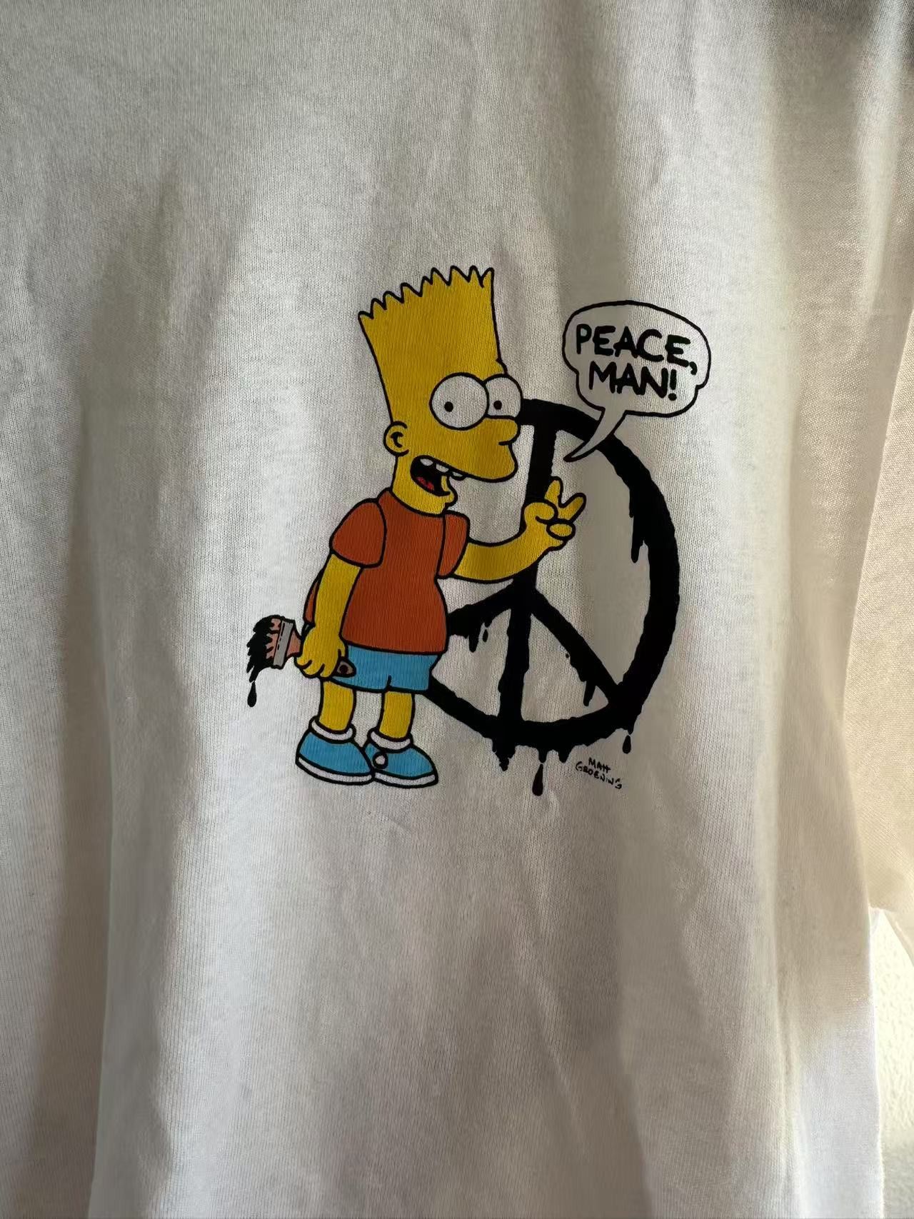 Off-White × The Simpsons Off White "The Simpson" T-shirt Size US M / EU 48-50 / 2 - 3 Thumbnail