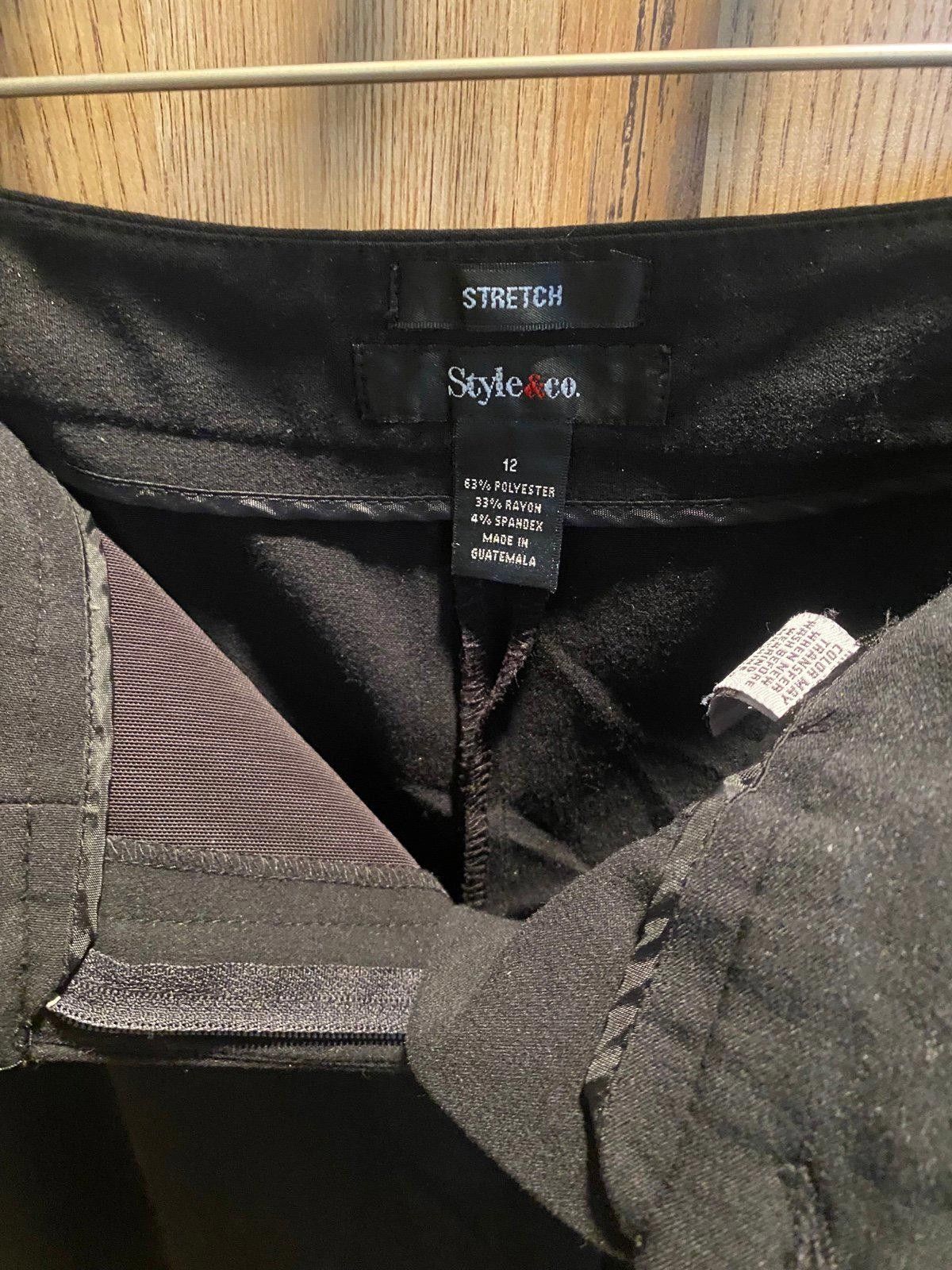 Style & Co Style and co. Black size 12 dress pants Size 36" / US 14 / IT 50 - 3 Thumbnail