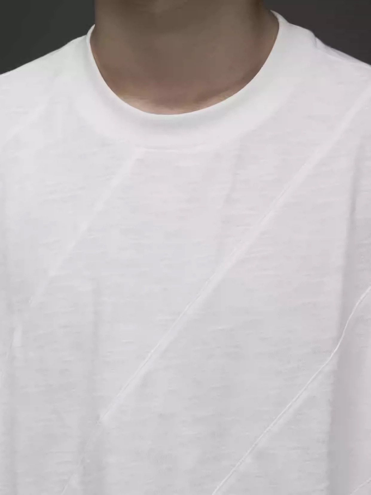Other TTULF Japan jacquard white cotton t-shirt size L Size US L / EU 52-54 / 3 - 3 Thumbnail