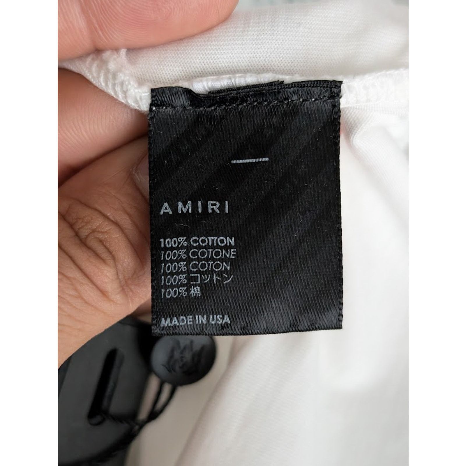 Amiri o1rshd1 MA Bar Logo Tee T-Shirt in White Size US XL / EU 56 / 4 - 10 Thumbnail