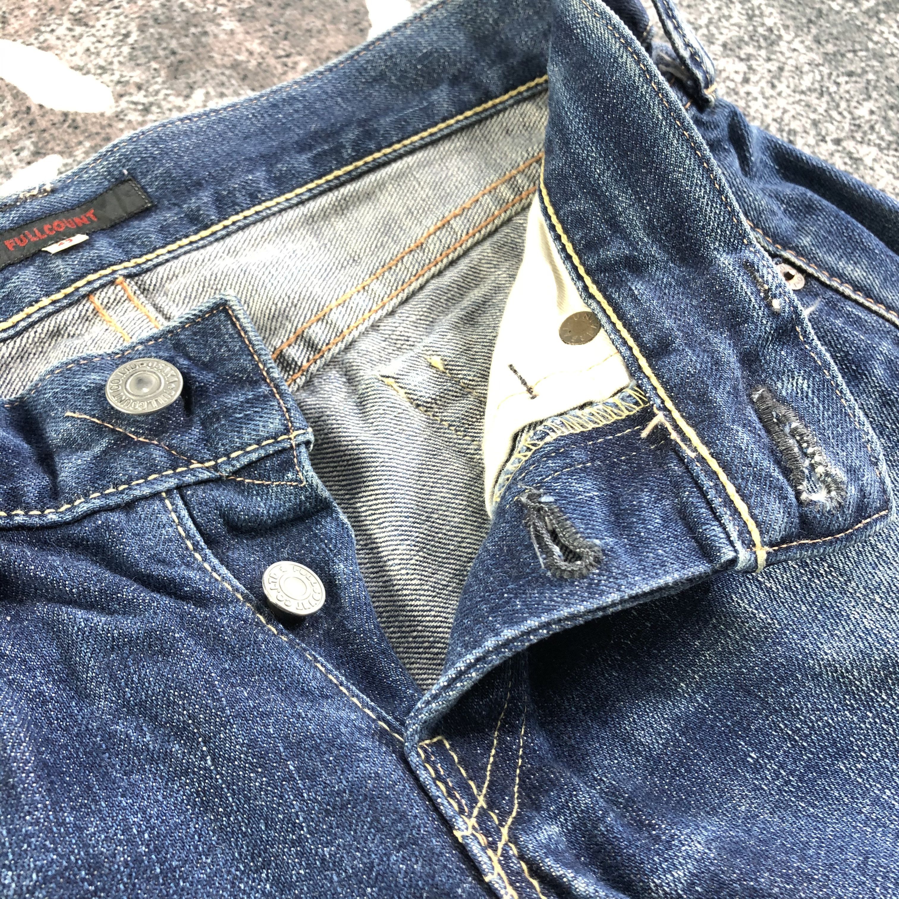 Full Count & Co. Full Count Jeans Flare Denim KJ2357 Size 25" / US 0 / IT 36 - 9 Thumbnail