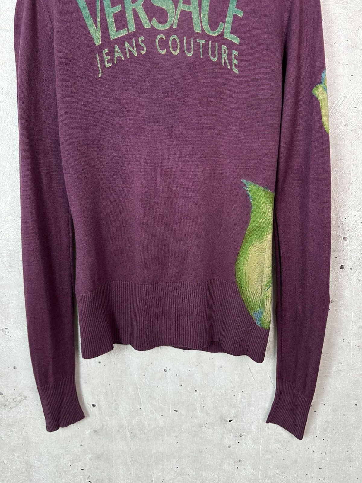 Versace Jeans Couture Vintage Versace Jeans Couture Silk-Cashmere Women’s Sweater Size XS / US 0-2 / IT 36-38 - 8 Thumbnail
