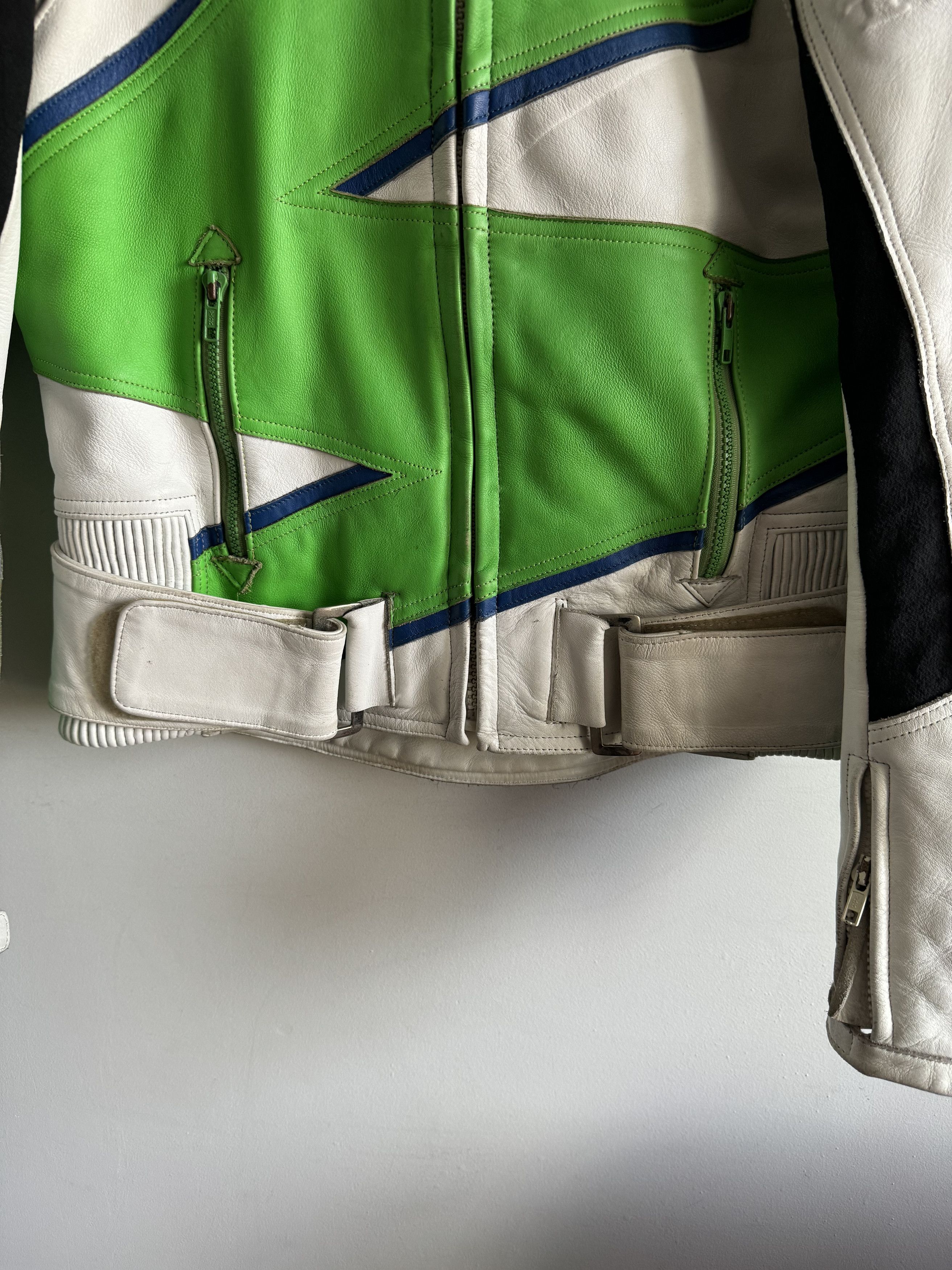 Vintage 90/00s Teknic Leather Biker Motor Jacker Size 42 Size US M / EU 48-50 / 2 - 6 Thumbnail