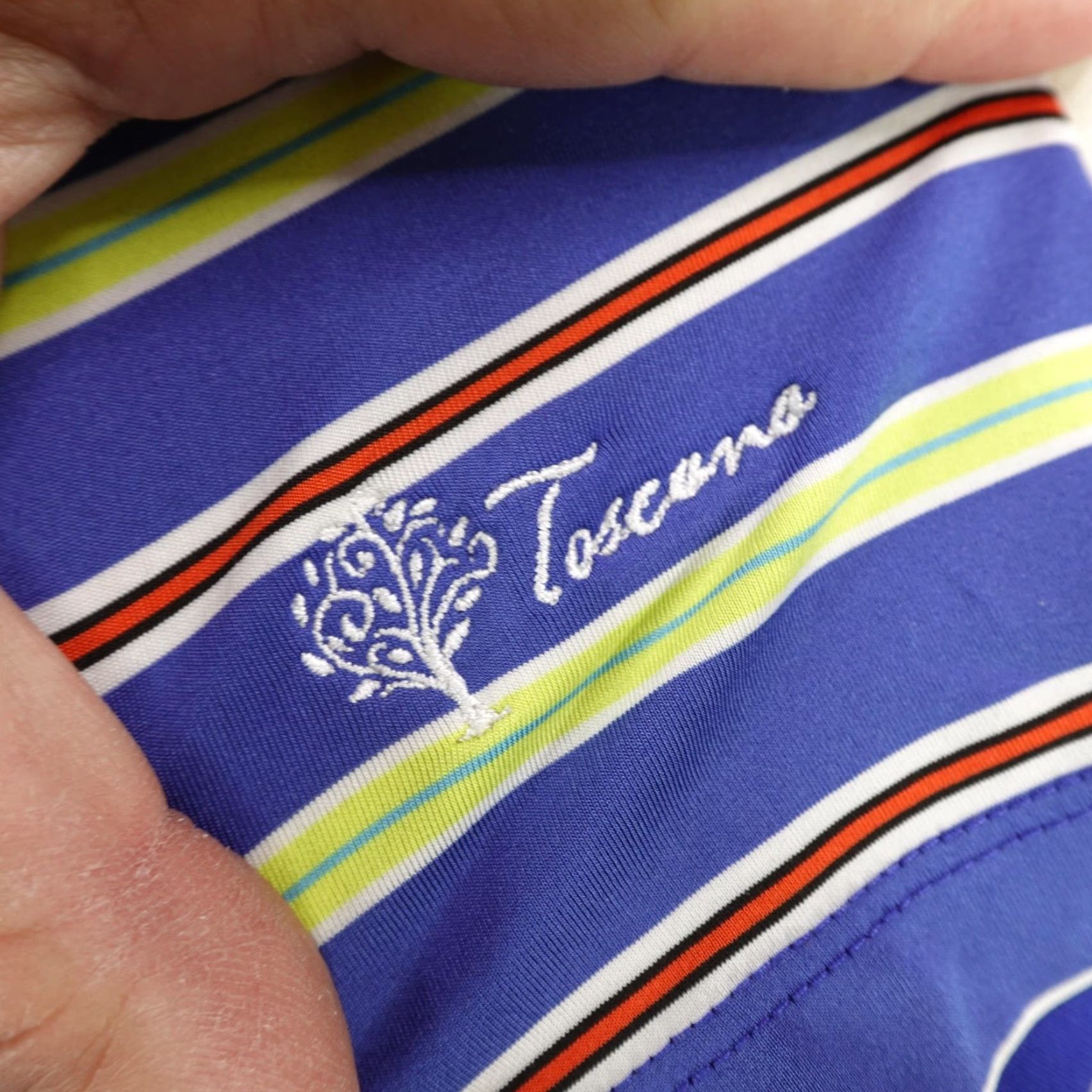 Polo Ralph Lauren RLX Ralph Lauren Polo Shirt Mens XL Blue Striped Golf Performance Toscana Logo Size US XL / EU 56 / 4 - 5 Thumbnail