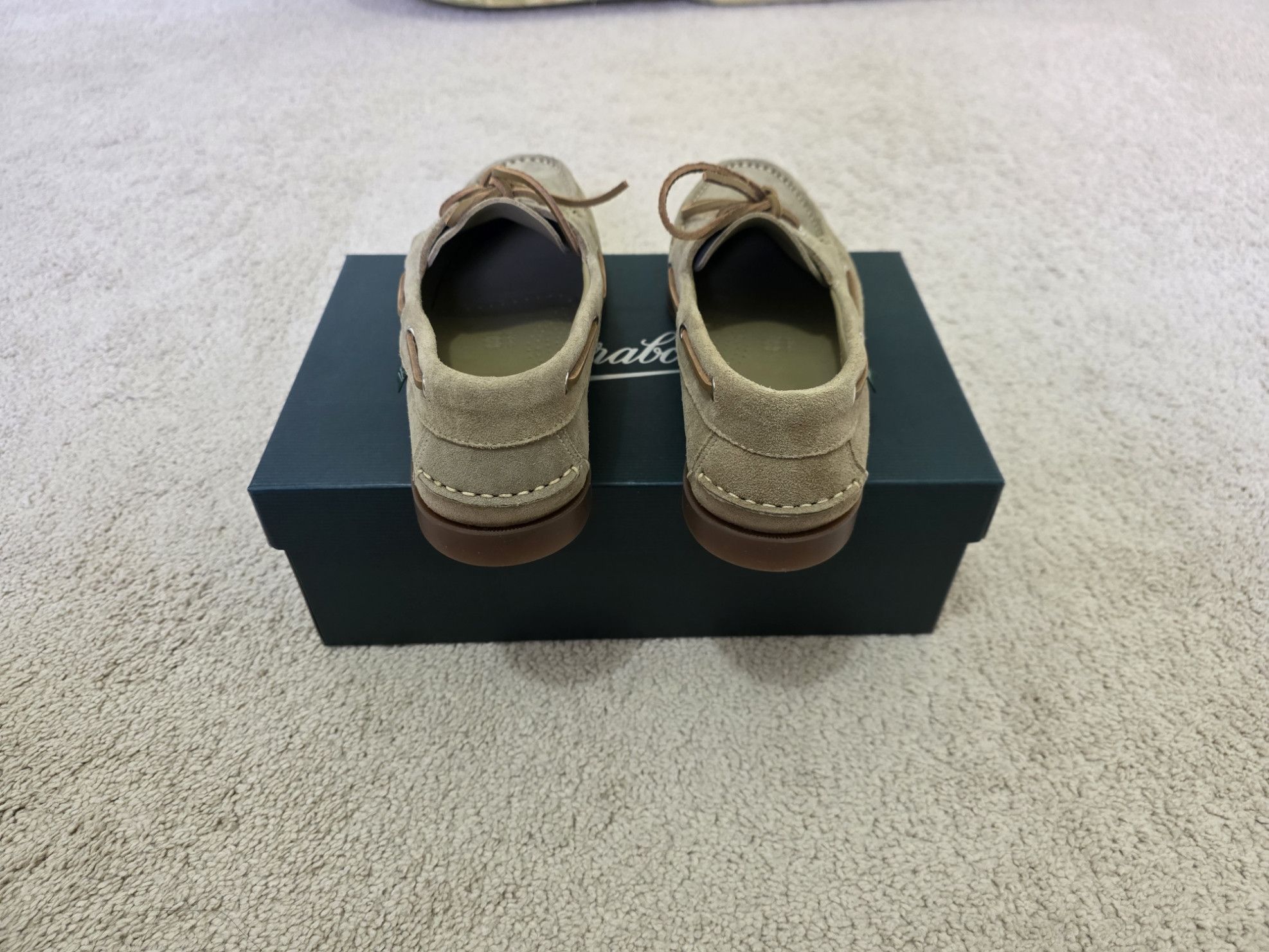 Paraboot Paraboot Barth/Marine Leather Boat Shoes - Miel-Vel Sand Size US 9.5 / EU 42-43 - 5 Thumbnail