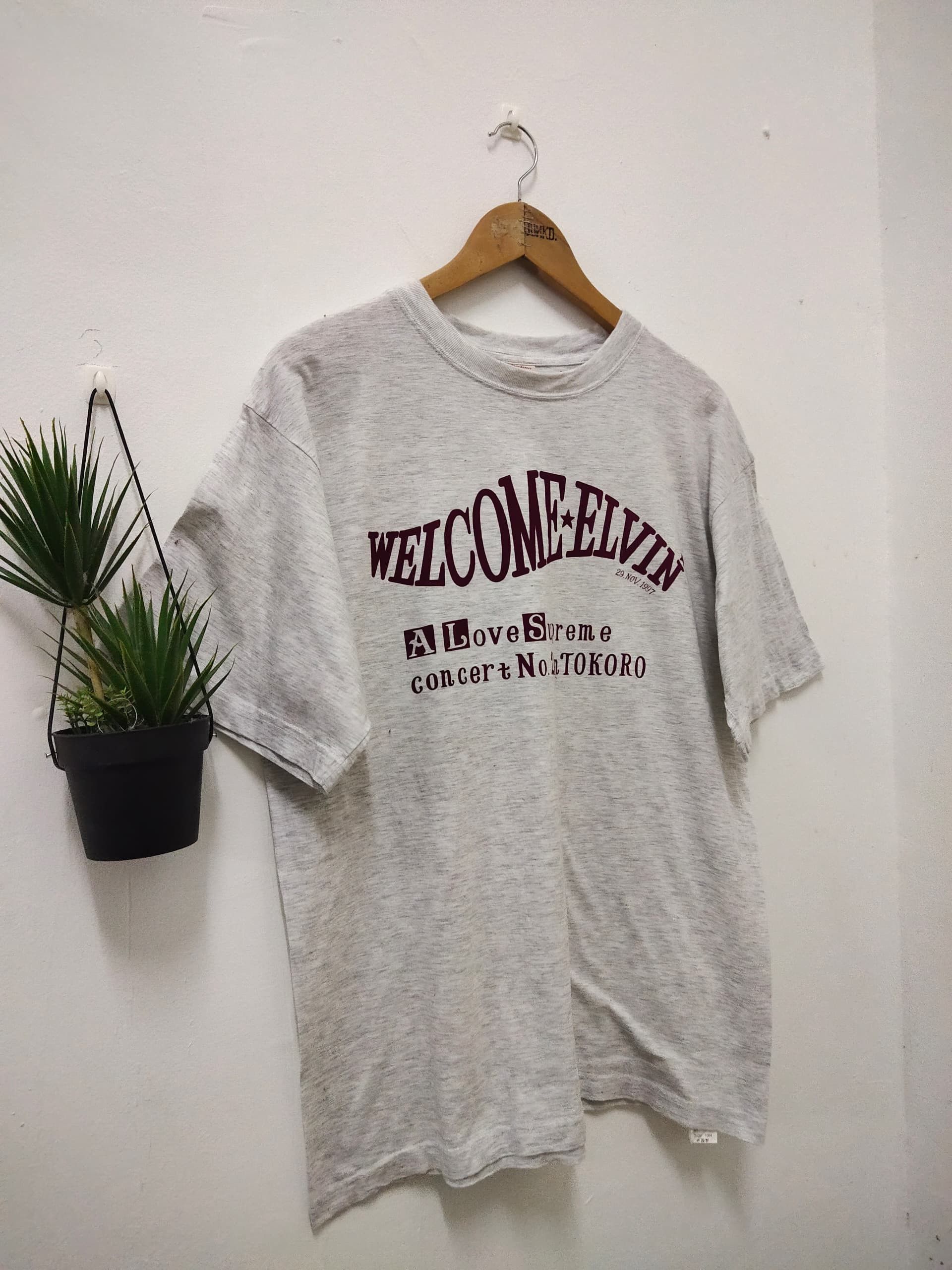 Band Tees Vintage 97 RARE Elvin Jones tee with oringal Signature Size US L / EU 52-54 / 3 - 5 Thumbnail