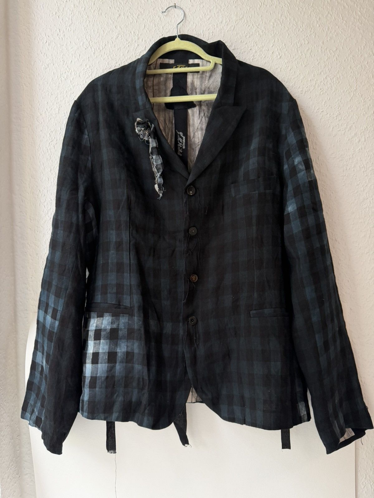 Archivio J.M. Ribot Archivio J. M. Ribot Men's Linen Blazer Size US L / EU 52-54 / 3 - 1 Thumbnail