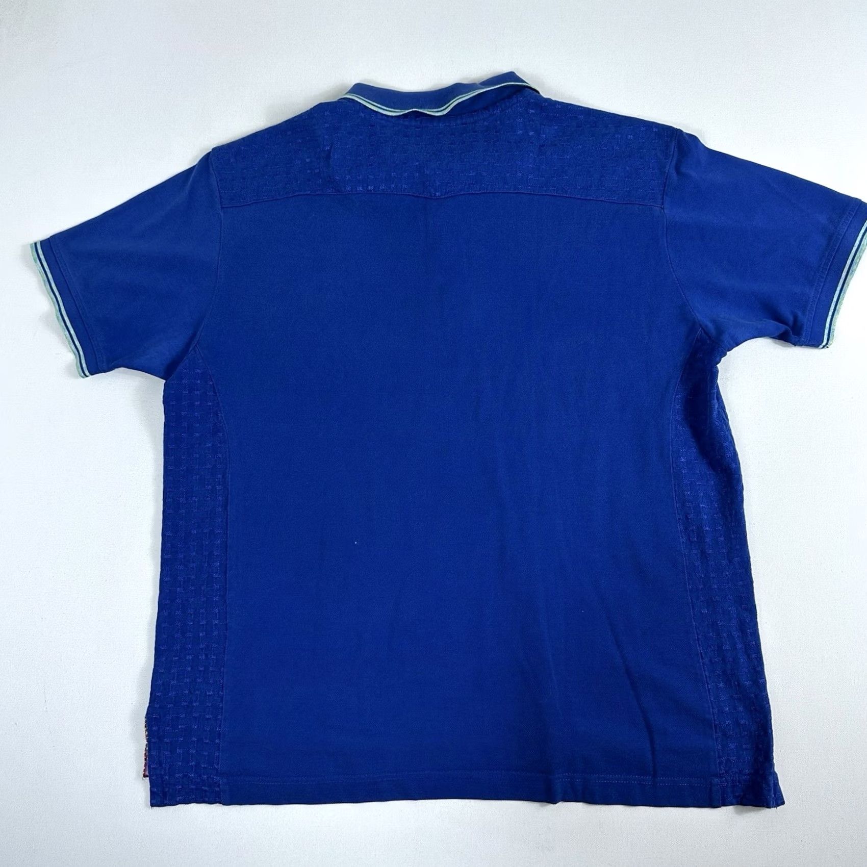 Robert Graham Robert Graham Polo Shirt Mens Large Short Sleeve Blue Classic Fit Size US L / EU 52-54 / 3 - 2 Thumbnail