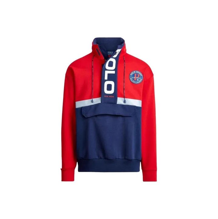 Polo Ralph Lauren Polo Ralph Lauren Logo Half-Zip Hooded Sweatshirt Size US XXL / EU 58 / 5 - 1 Thumbnail