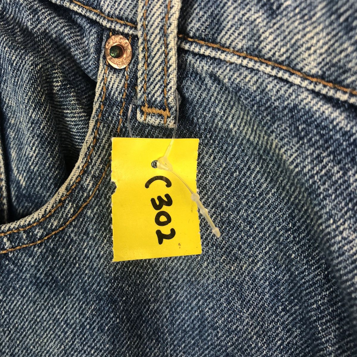 Levi's DL Levis 505 Blue Denim Pants #C302 Size US 36 / EU 52 - 11 Thumbnail