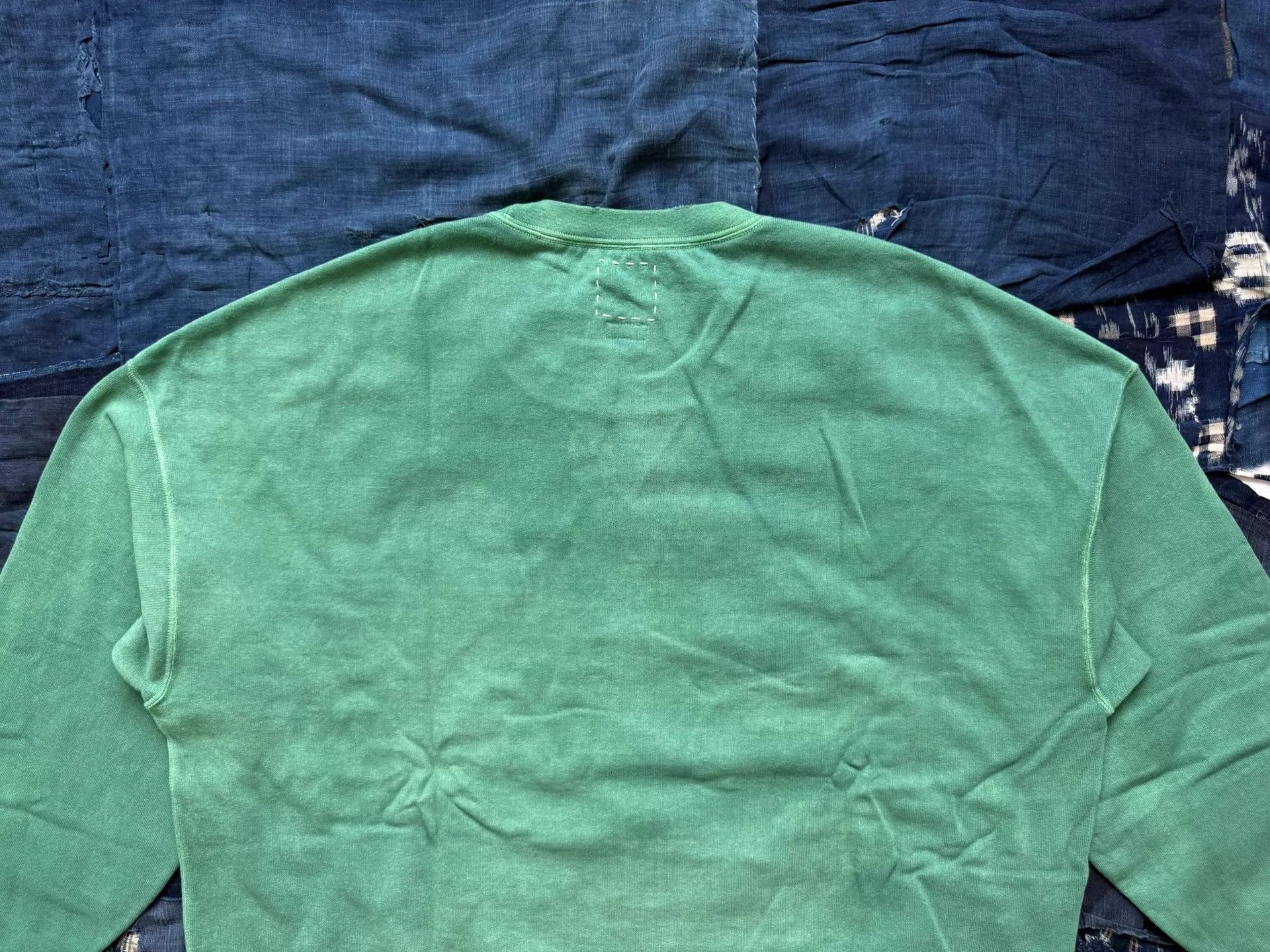Visvim VISVIM 20SS JUMBO SWEAT L/S UNEVEN DYE CREWNECK GREEN 5 Size US XXL / EU 58 / 5 - 4 Thumbnail