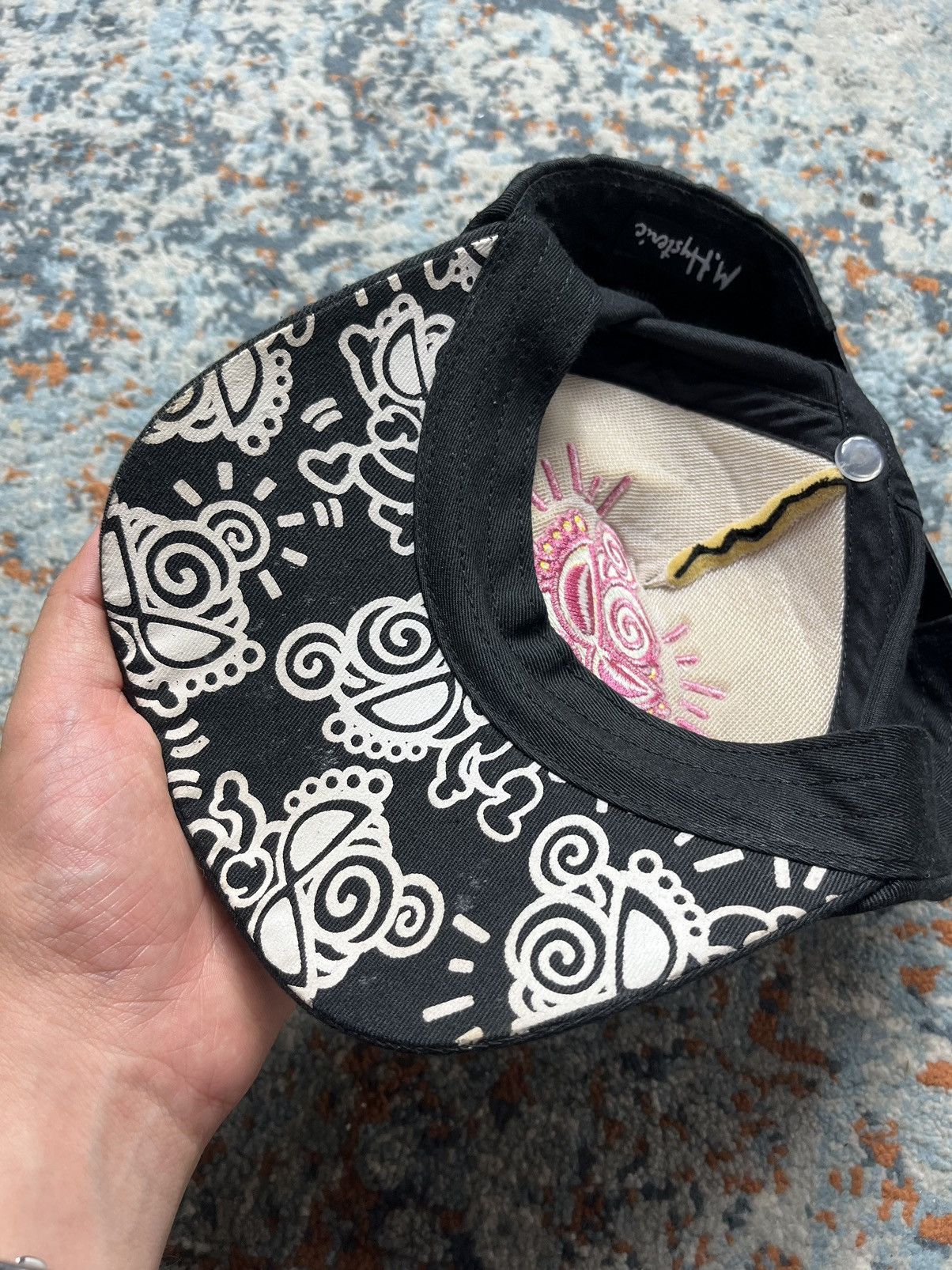 Hysteric Glamour × Japanese Brand Vintage 00s Hysteric Glamour embroidered hat Size ONE SIZE - 7 Thumbnail