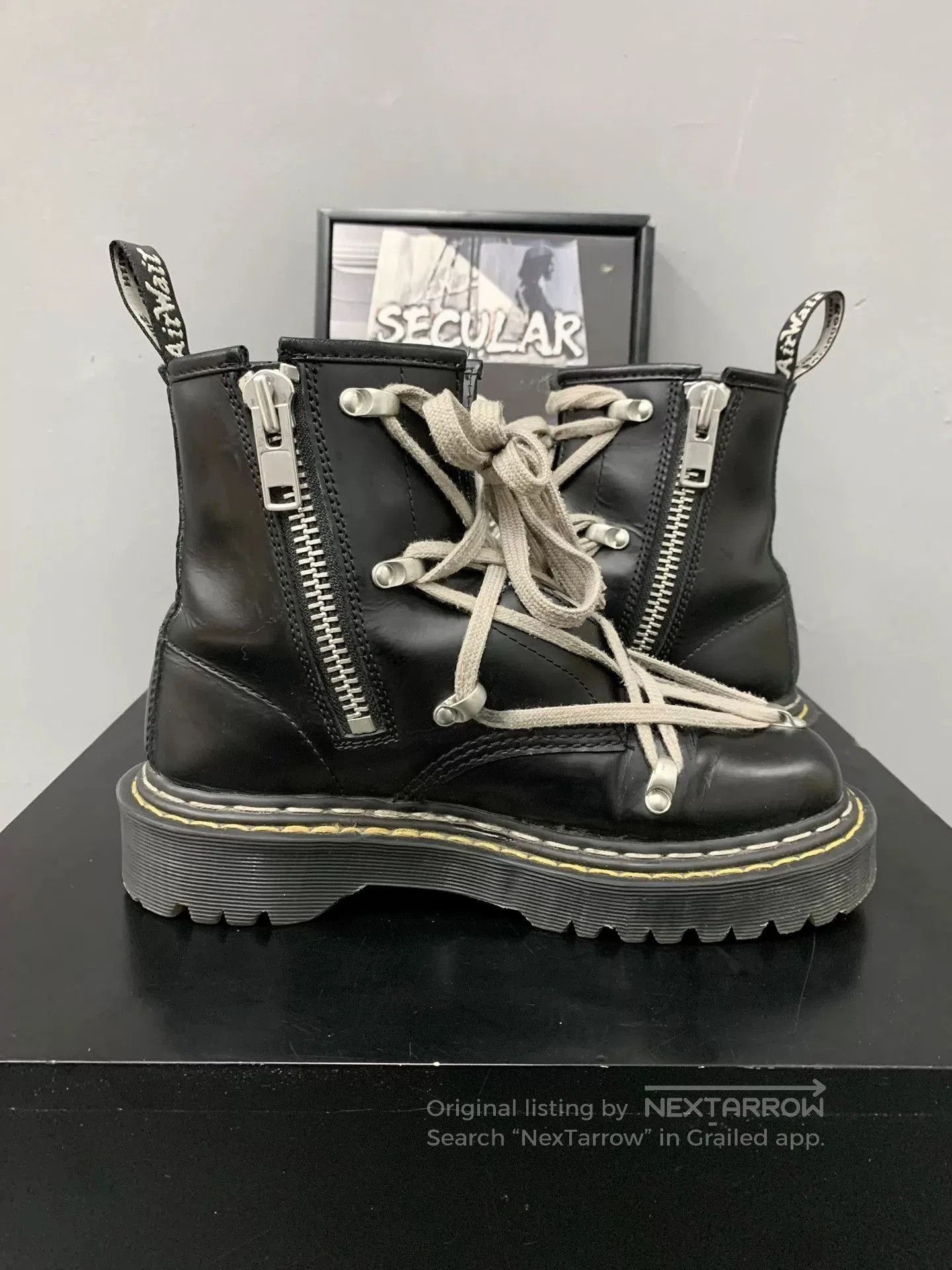 Rick Owens rick owens x dr.martens star short boots. Size US 6 / IT 36 - 7 Thumbnail