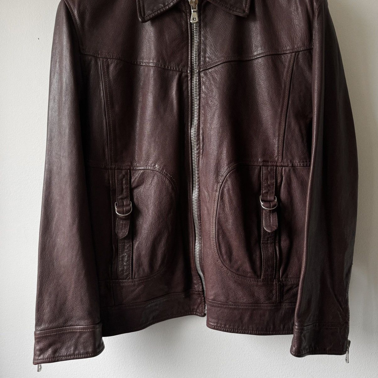Dolce & Gabbana Dolce & Gabbana SS2006 Goat Leather Zip-Up Blouson Jacket Size US L / EU 52-54 / 3 - 3 Thumbnail