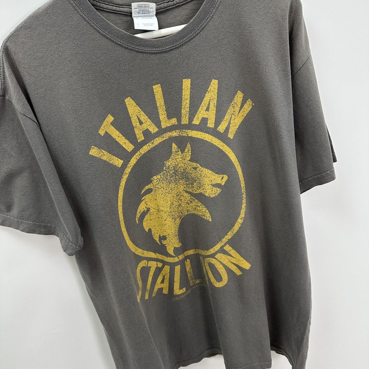 Vintage Vintage 00s Italian Stalion Rocky Sylvester Stallone y2k tee Size US L / EU 52-54 / 3 - 4 Thumbnail